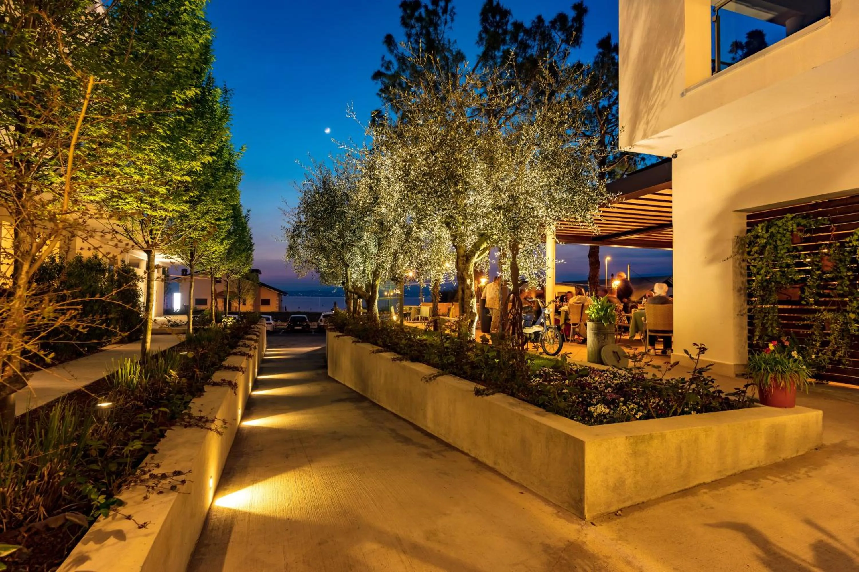 Garden in Hotel Maximilian