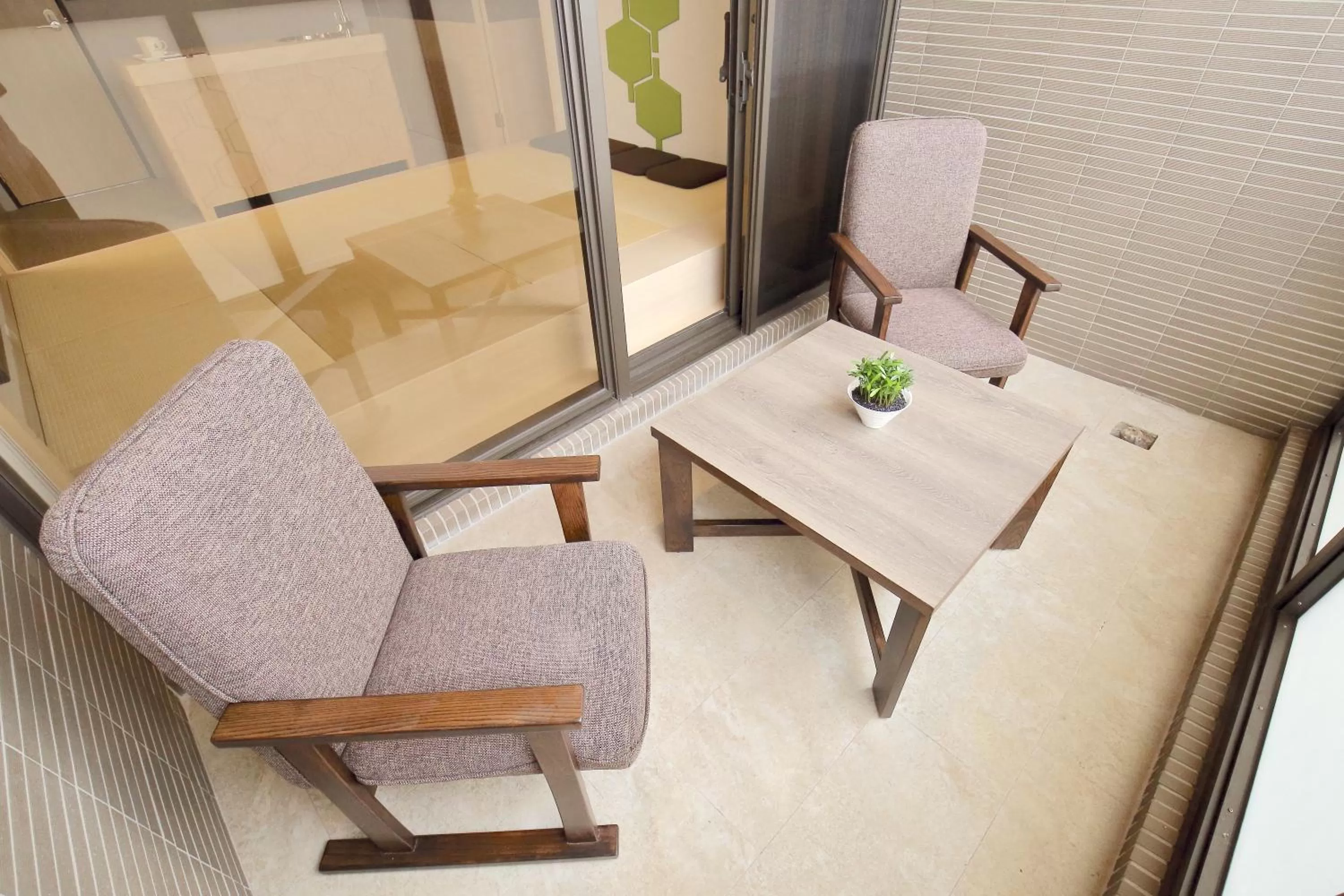 Seating area in Kloud Hotel