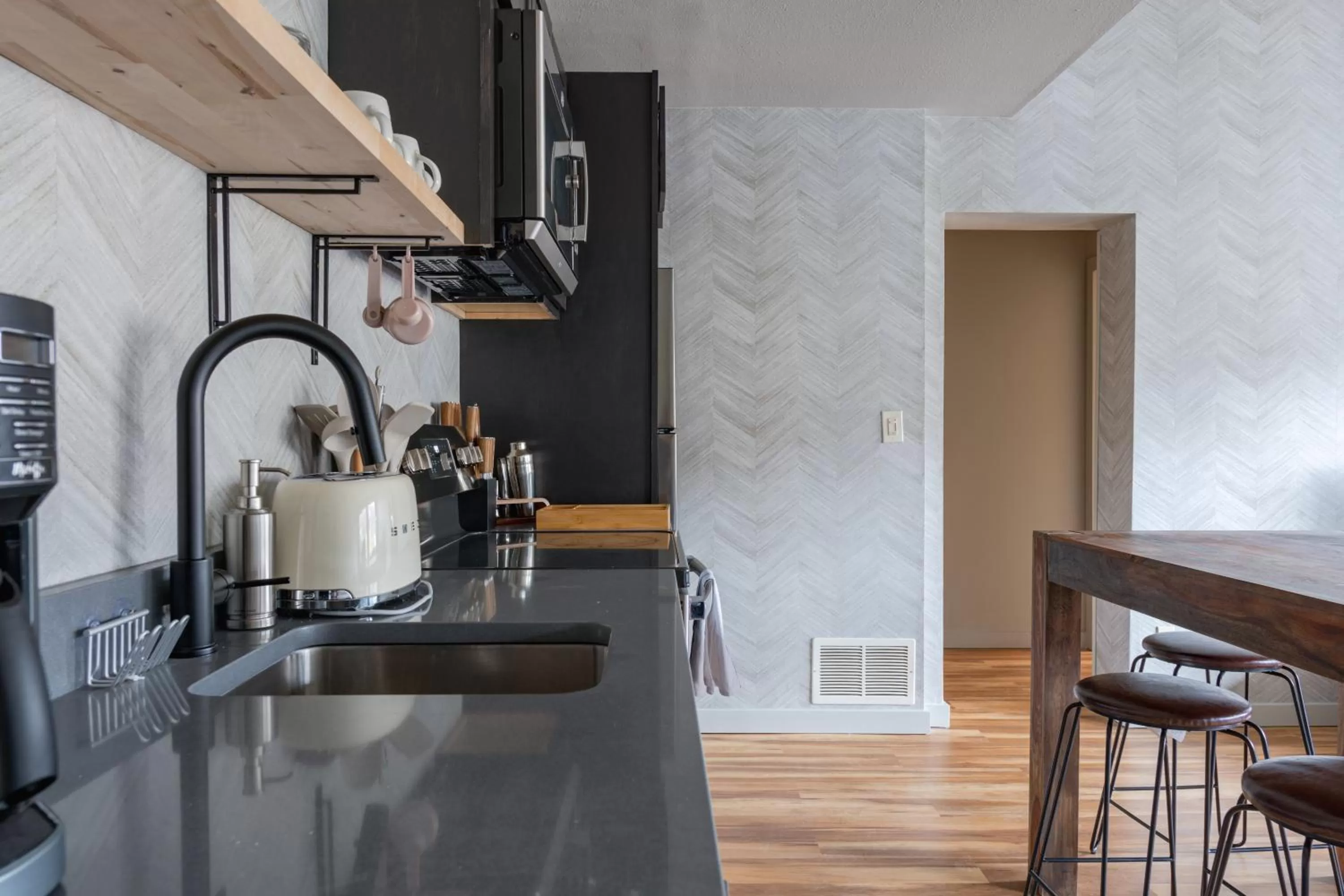 kitchen in Hunter Lodge, a Bluebird by Lark