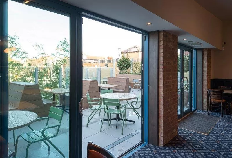 Patio in Pilgrims Progress Wetherspoon