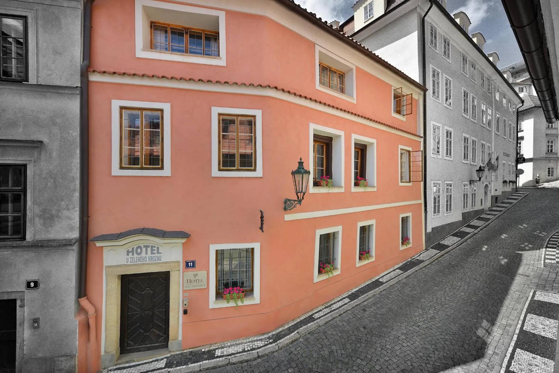 Property building in Hotel At the Green Grape