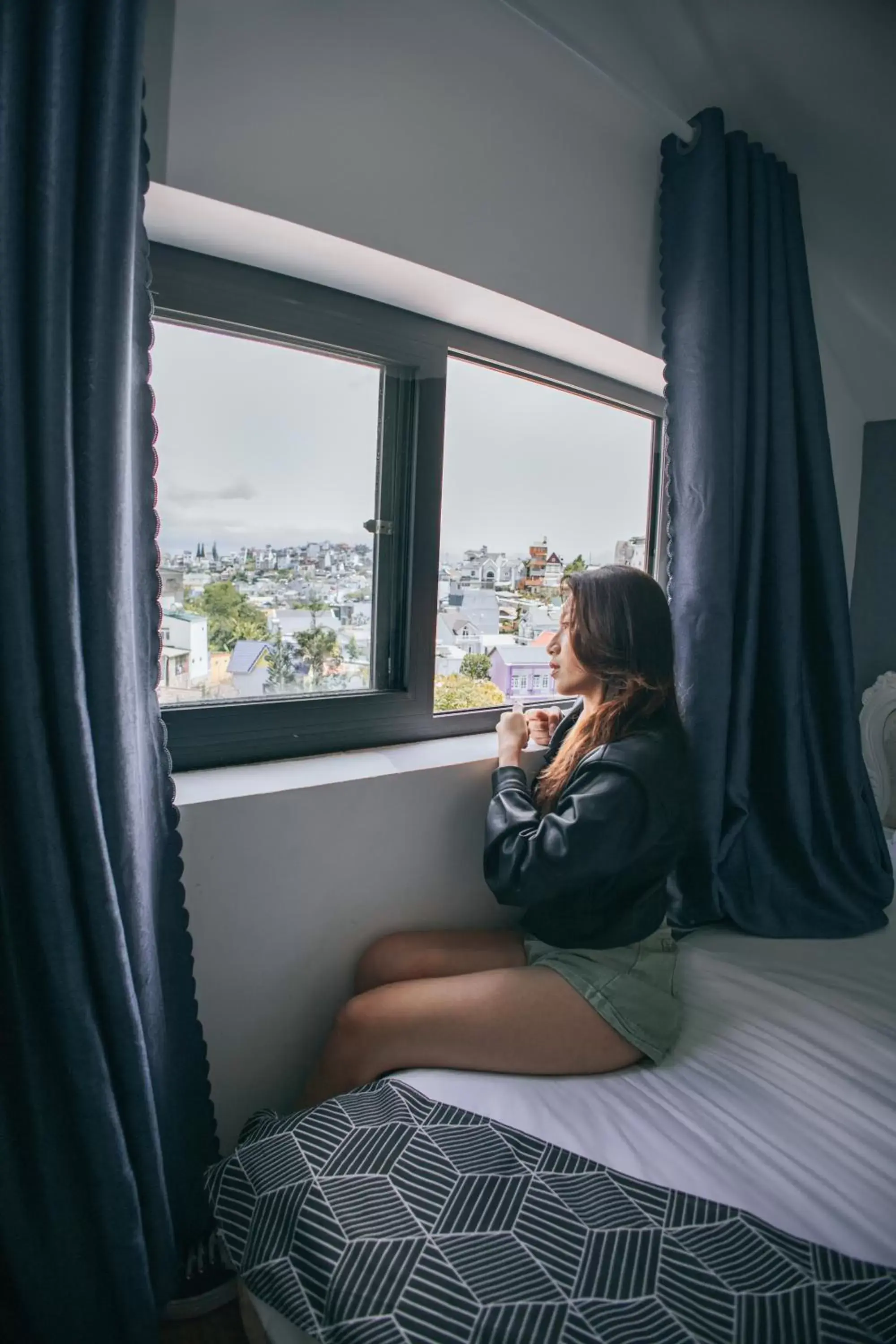 Deluxe Double Room in Hotel Thanh Nhung Deluxe Double Room in Hotel Thanh Nhung