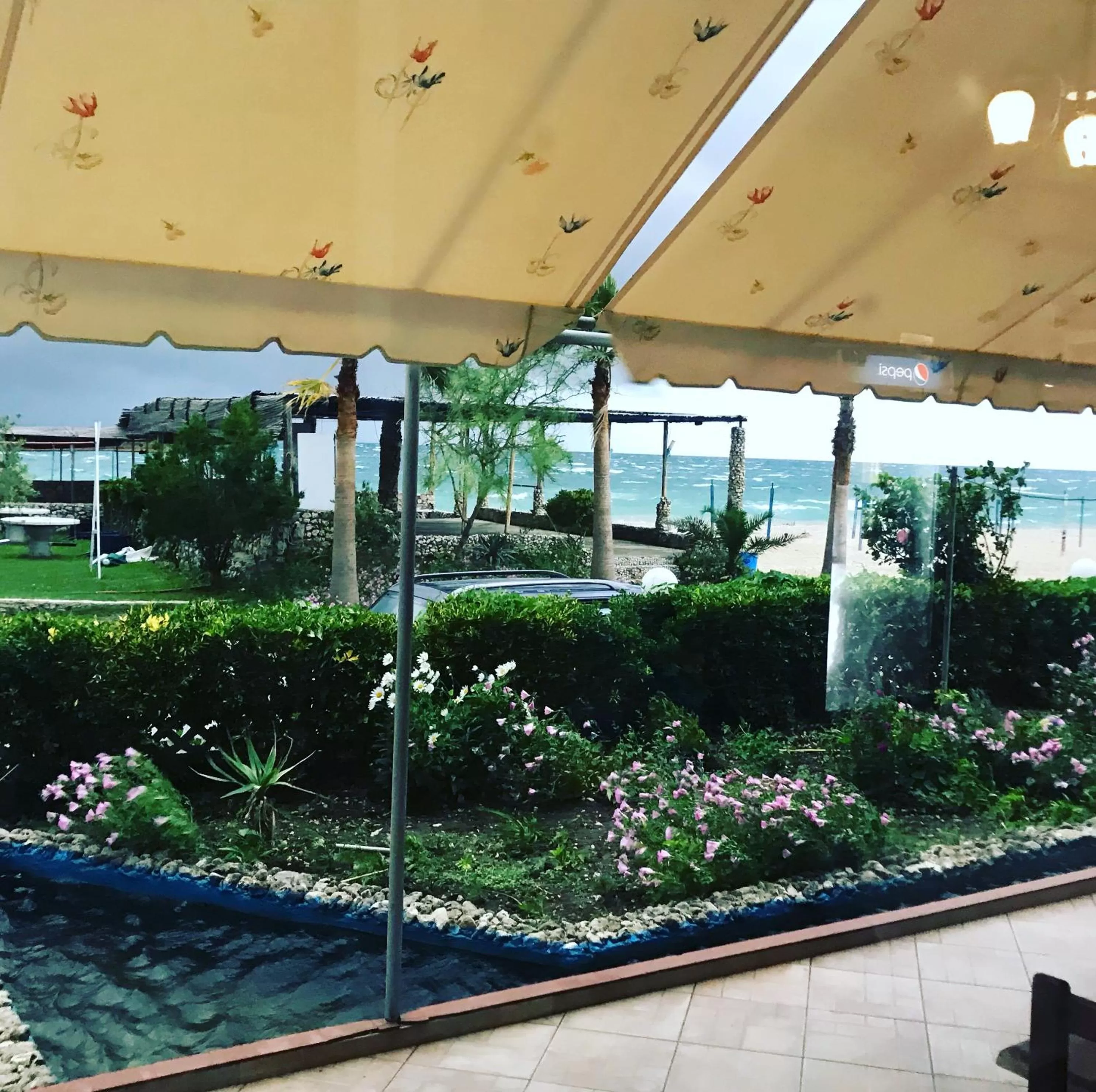 Garden view in Hotel Alba-Gert