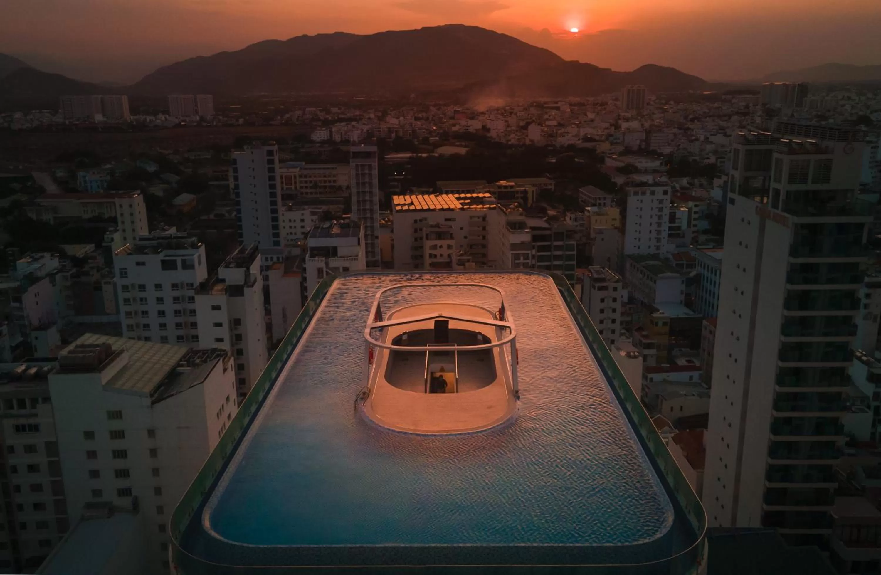 Pool view in Grand Tourane Nha Trang Hotel