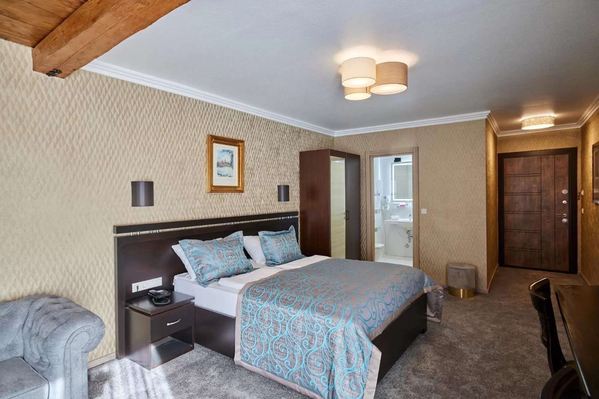 Bed in Atlas Posthotel