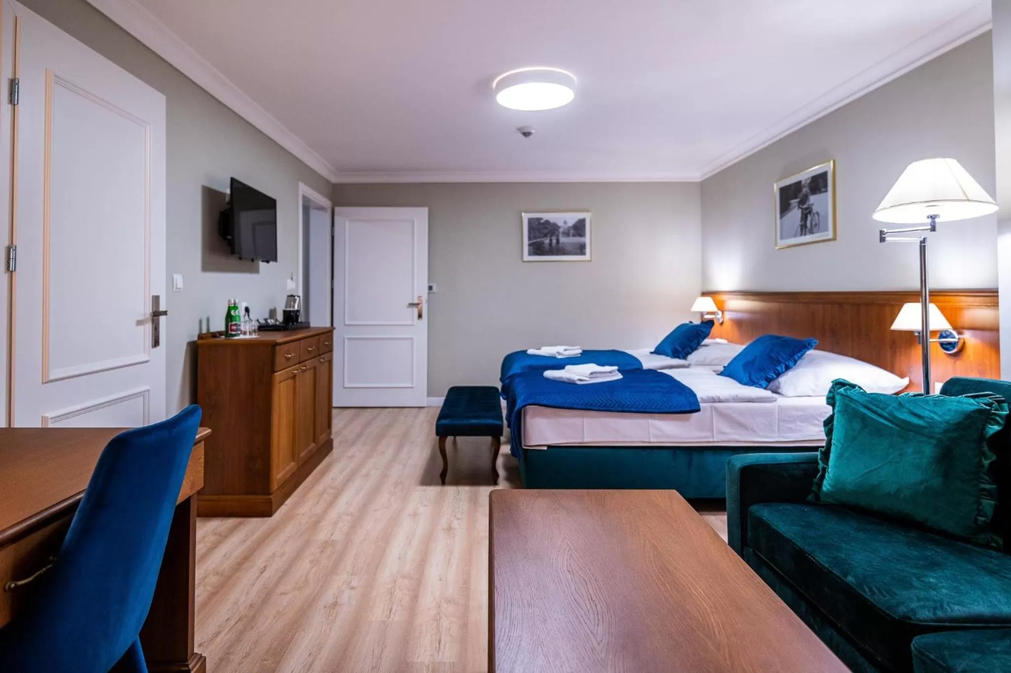 Bed in Hotel Książ