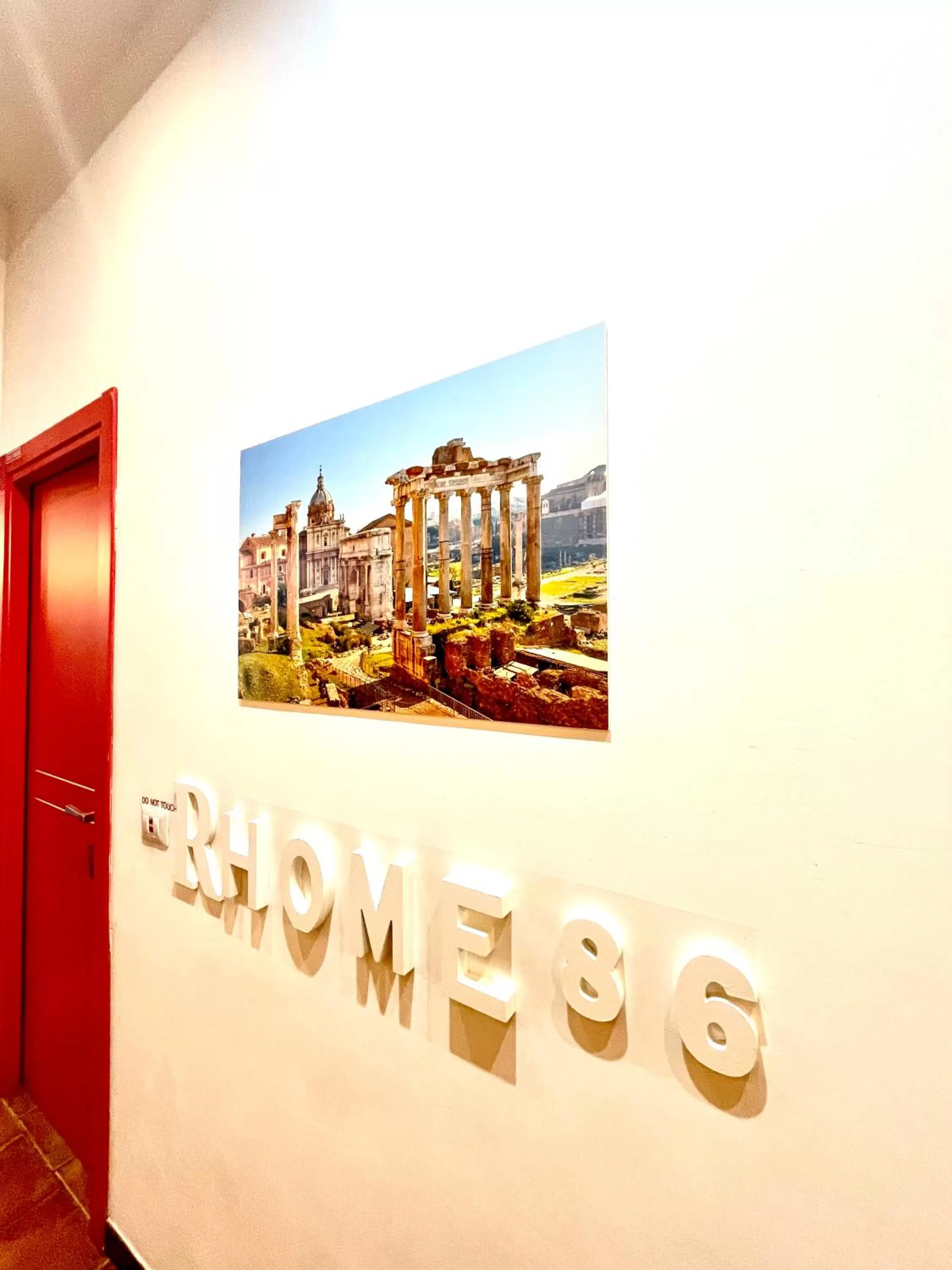 Property logo or sign in Rhome86