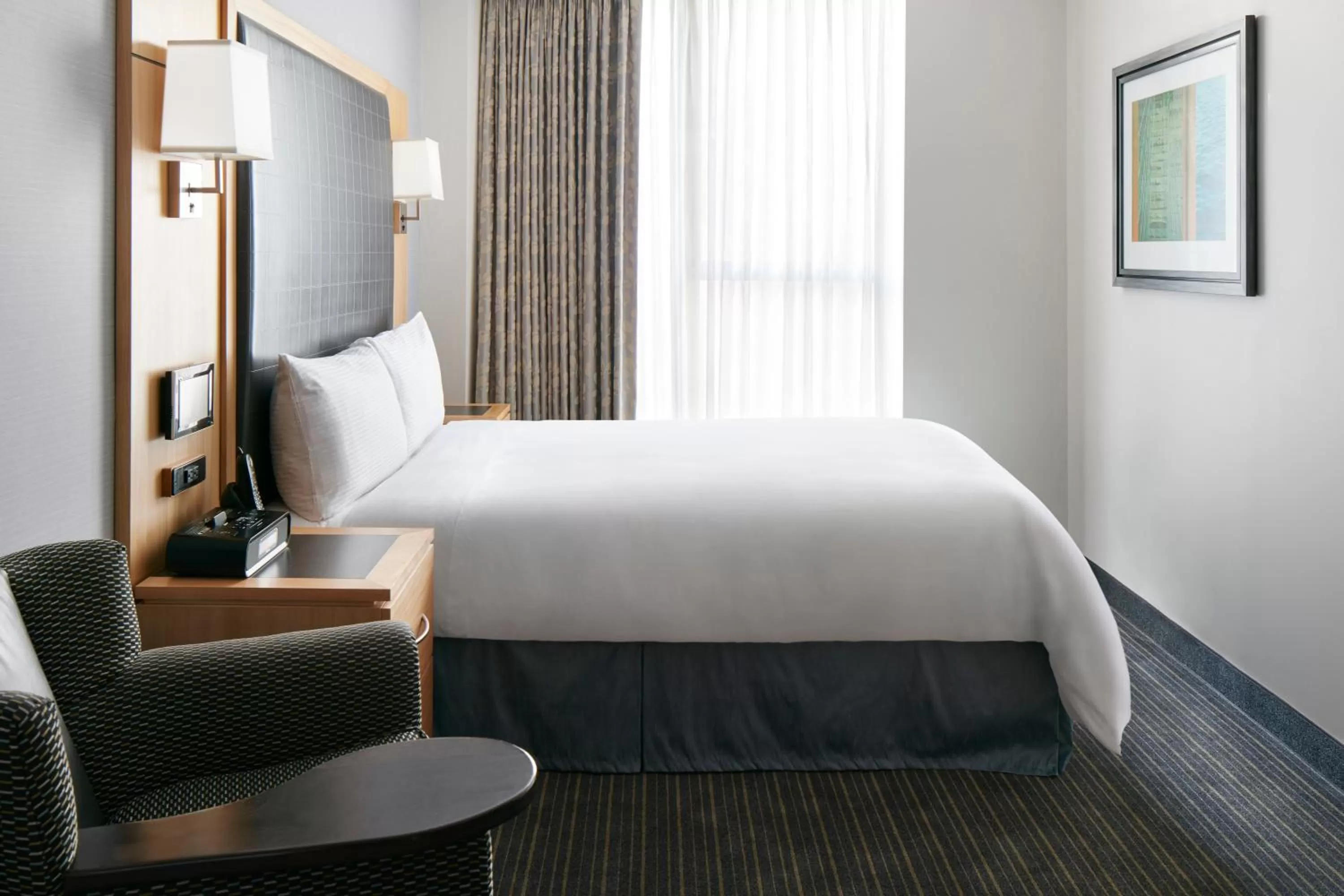 Bed in World Center Hotel