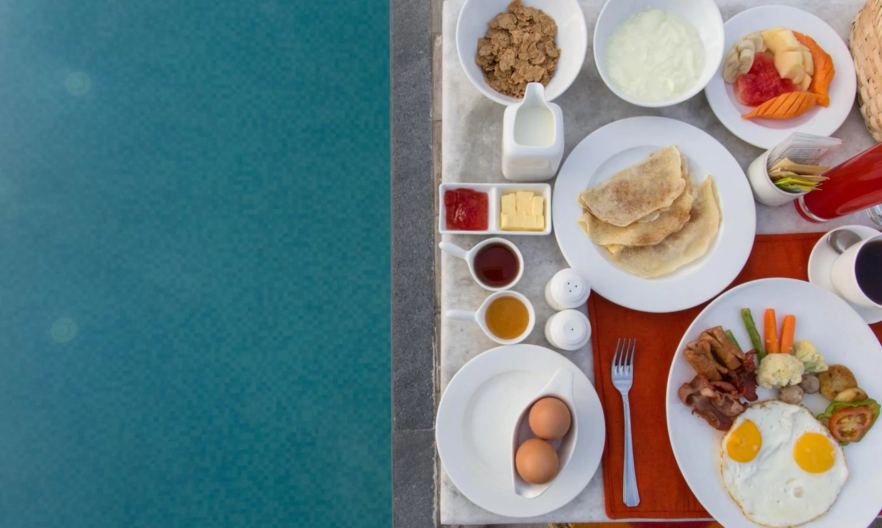 Breakfast in Baber Mahal Vilas - The Heritage Hotel