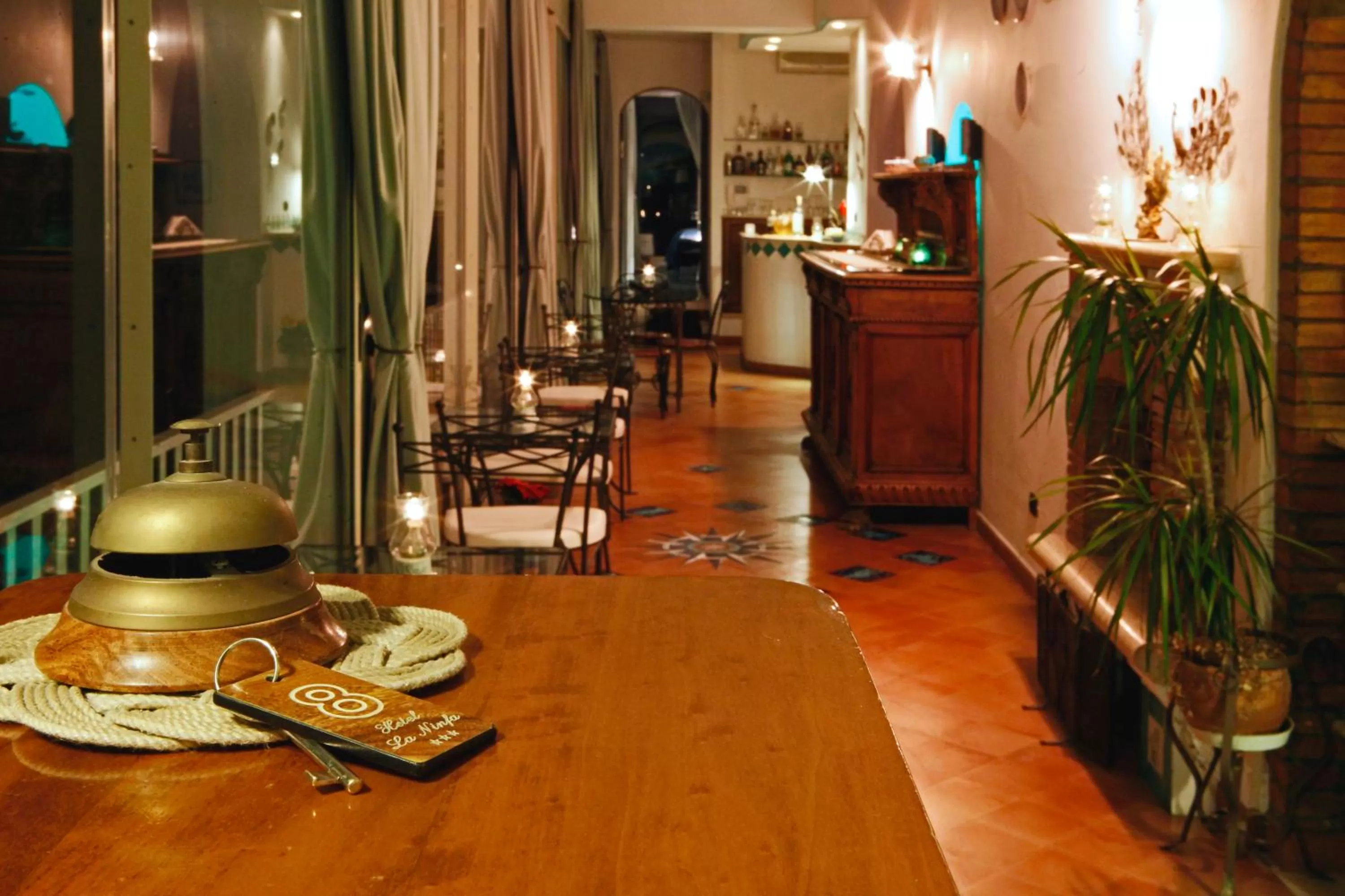 Lobby or reception in Hotel La Ninfa