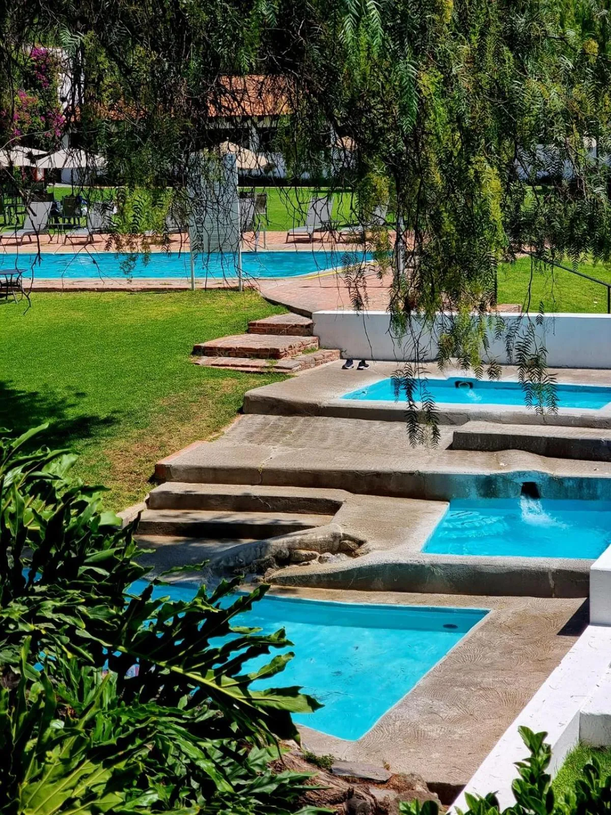 Swimming pool in Hotel Hacienda Taboada (Aguas Termales)