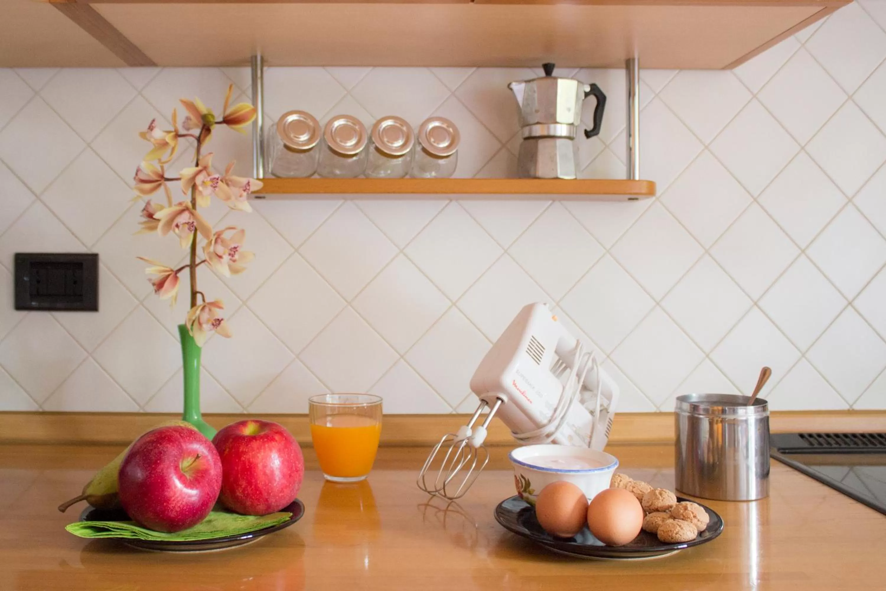 Coffee/tea facilities, Kitchen/Kitchenette in Villa Stefania