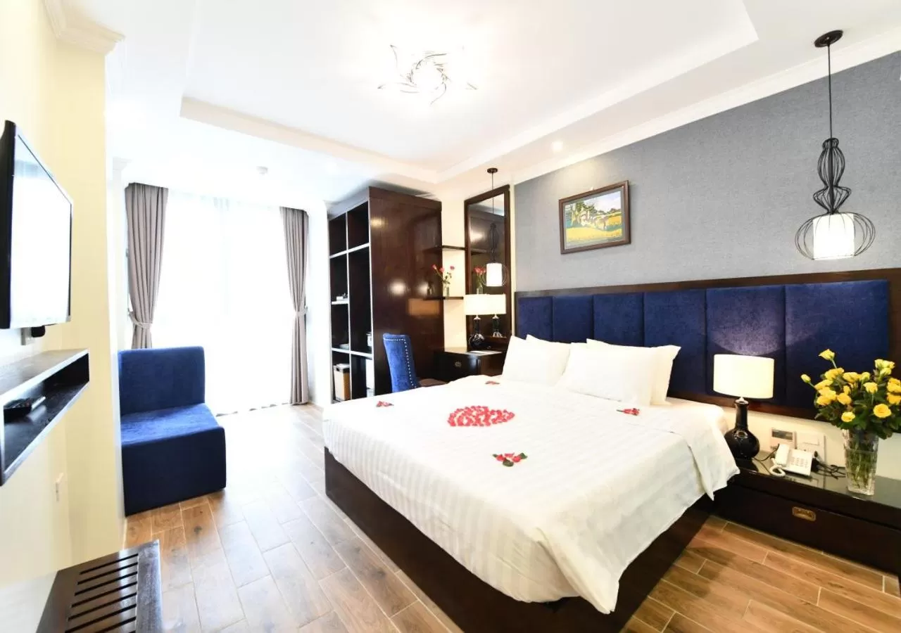 City view, Bed in Bella Rosa Trendy Hotel & Spa