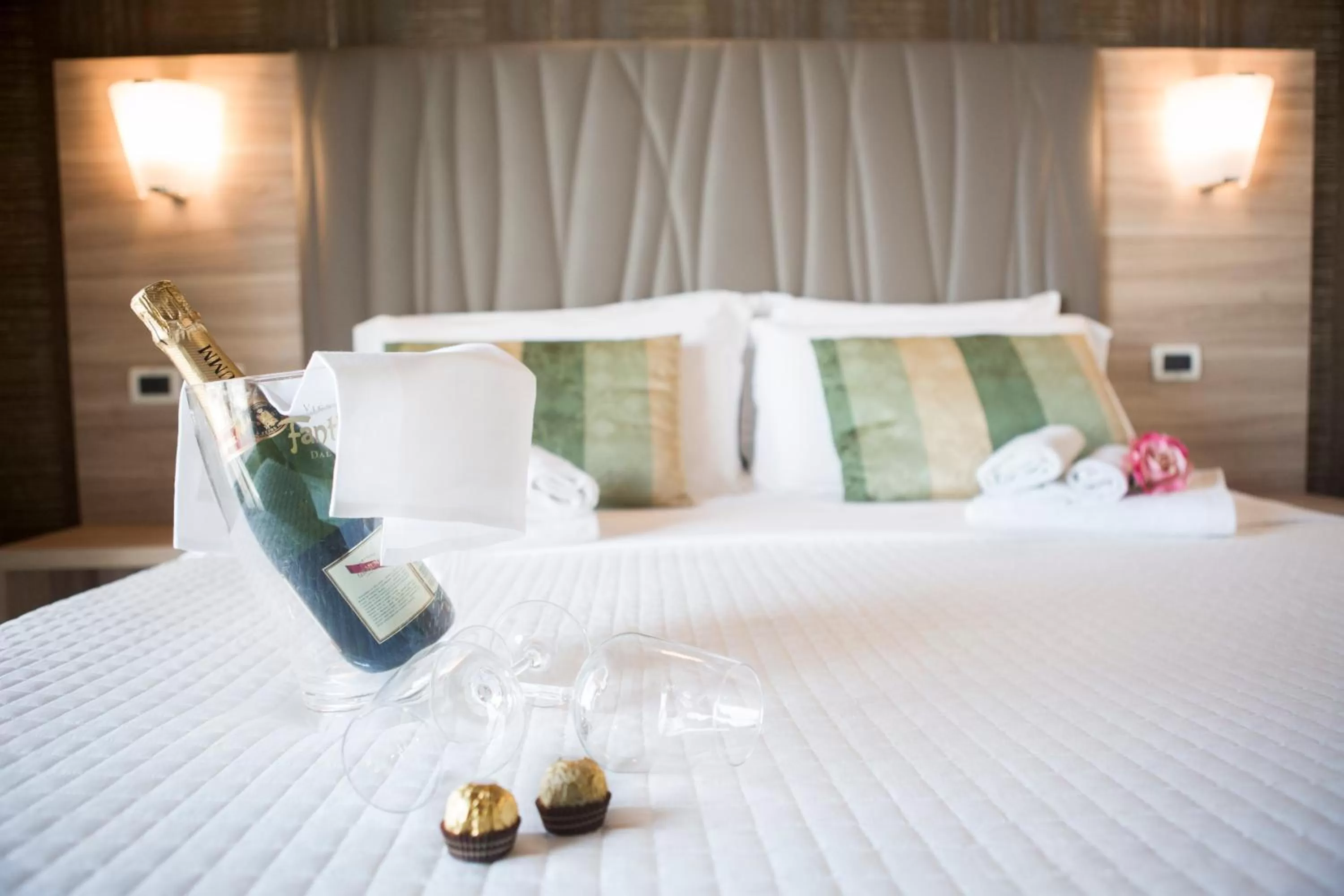 Bed in Hotel Prestige