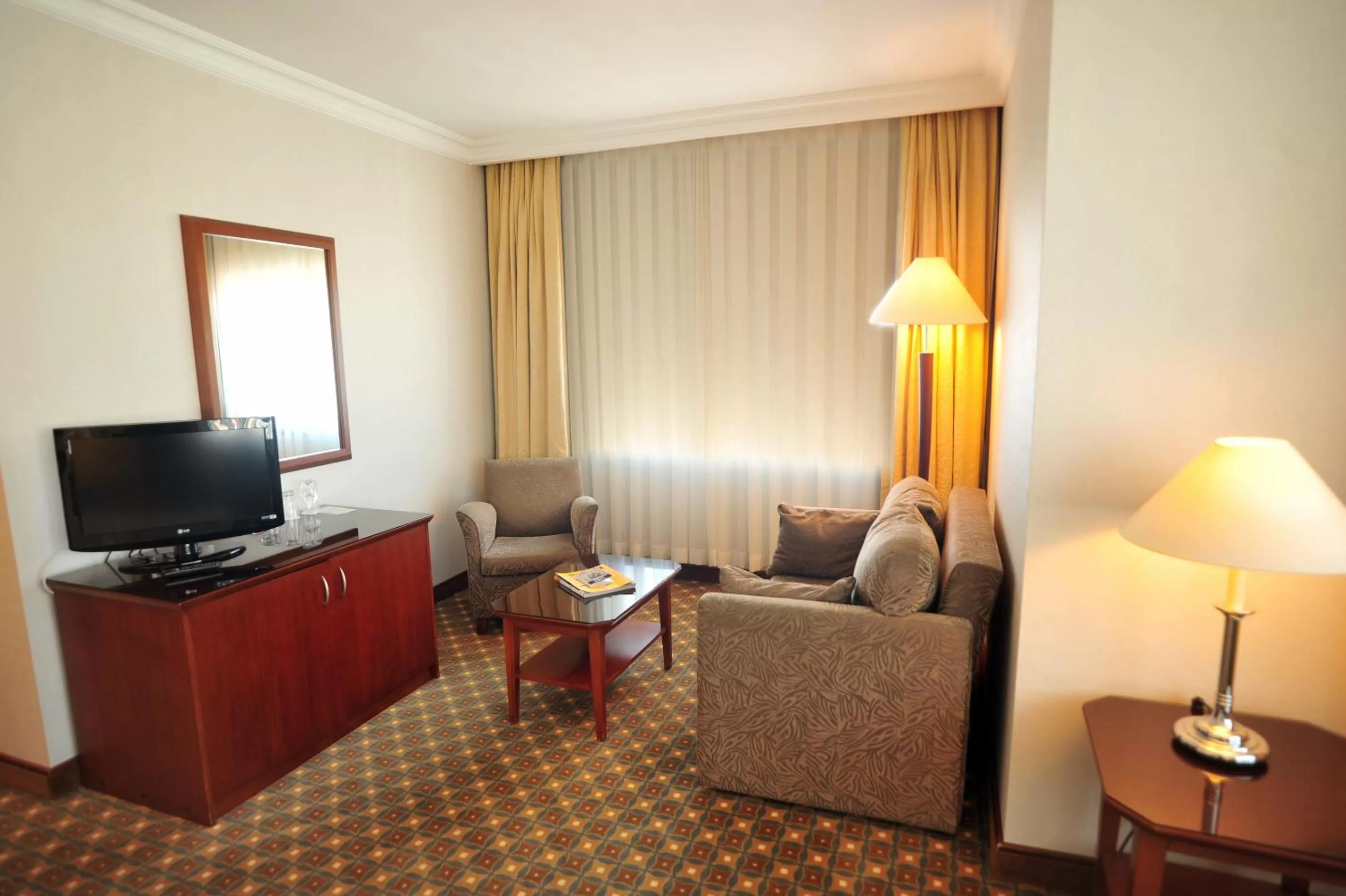 Communal lounge/ TV room in Hotel Midi