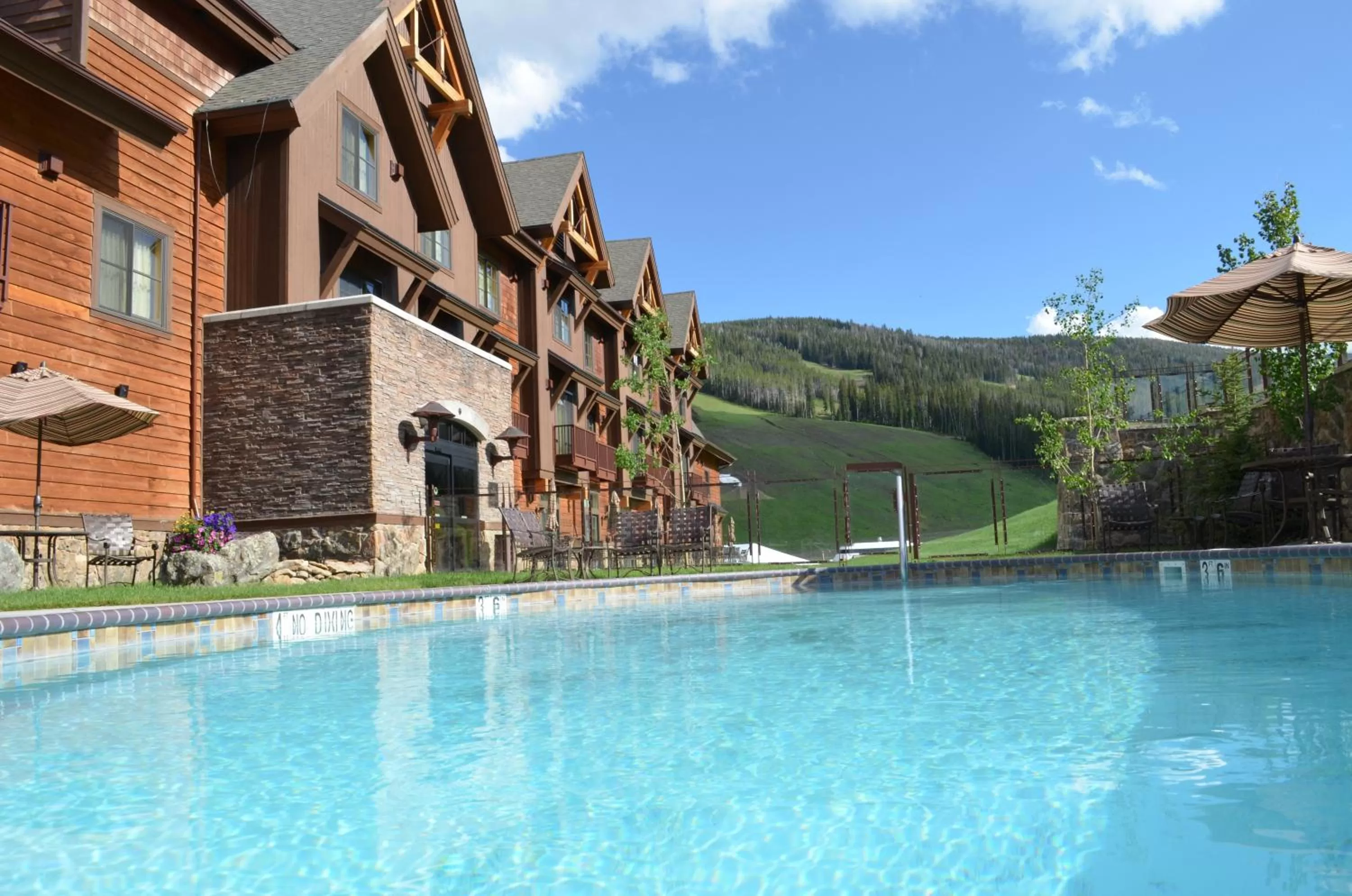 Swimming pool in Big Sky Resort Village Center