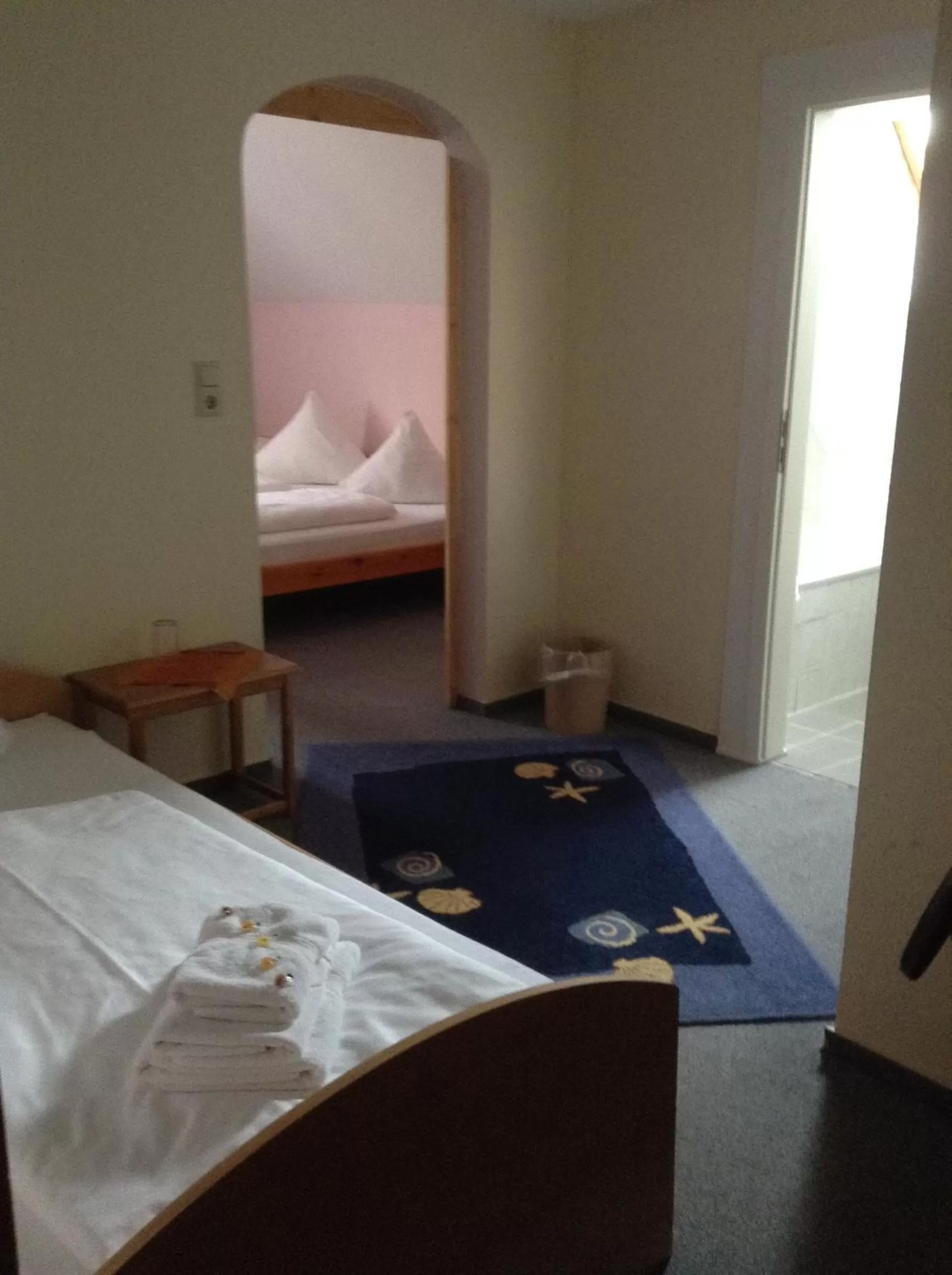 Photo of the whole room, Bed in Hotel Mühleneck