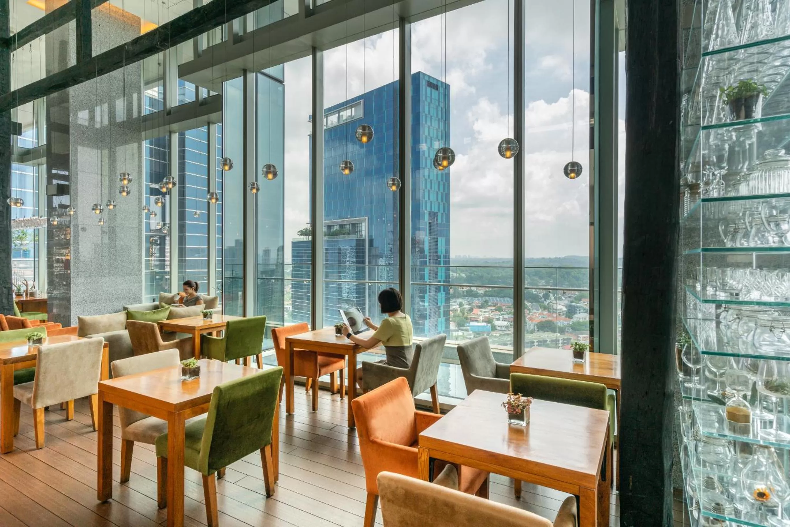 Lounge or bar in Oasia Hotel Novena, Singapore by Far East Hospitality