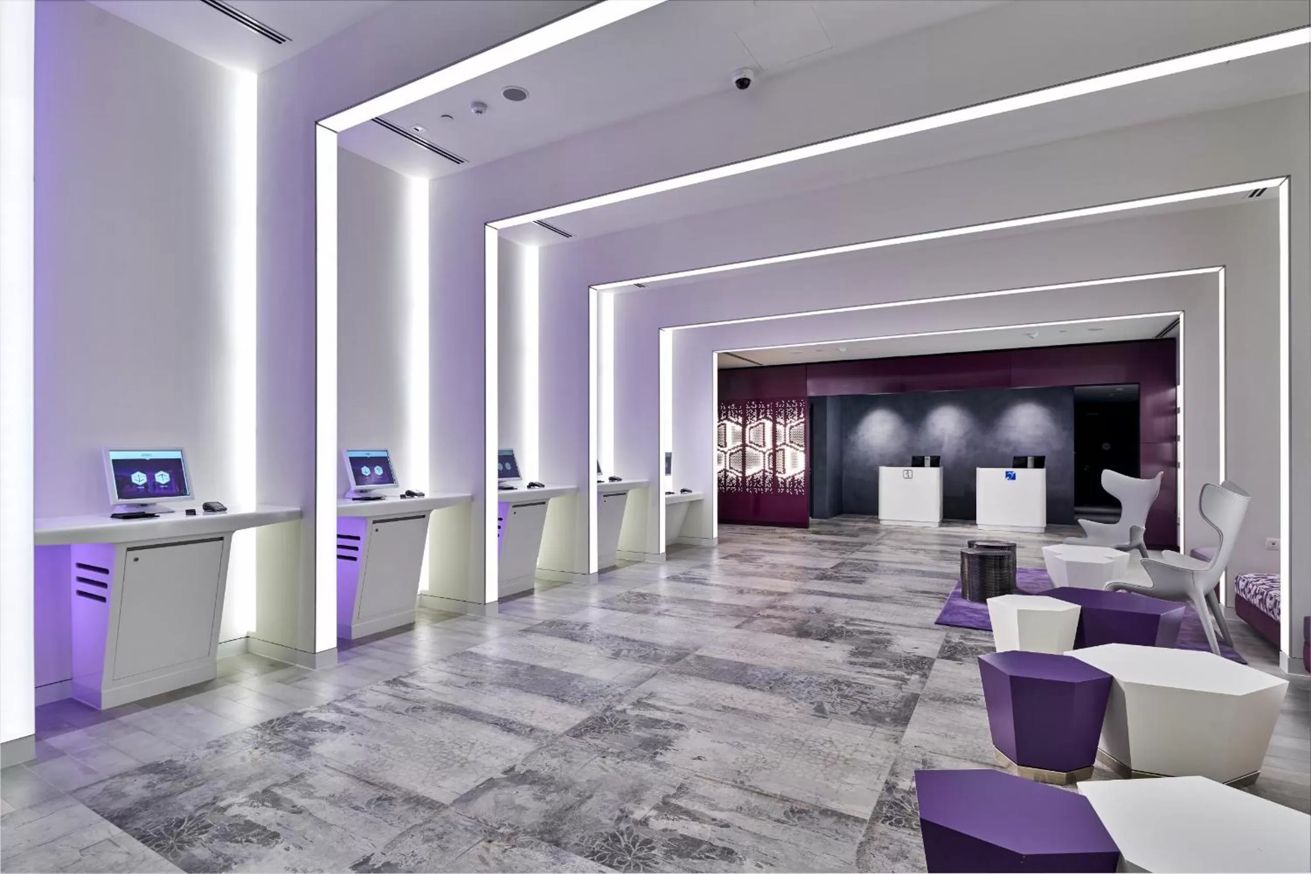 Lobby or reception in YOTEL Singapore Orchard Road