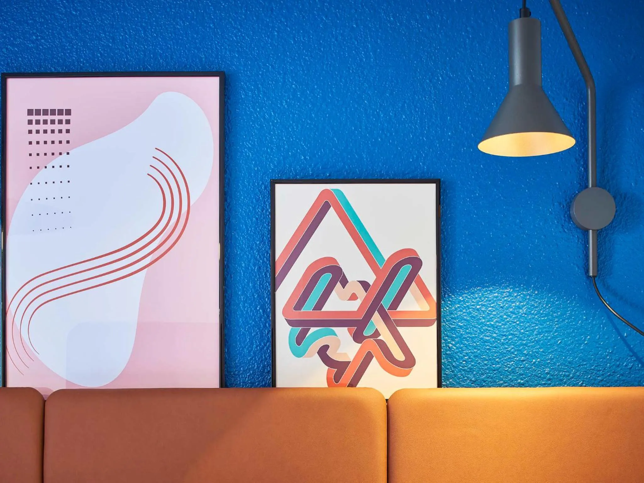 Decorative detail in ibis Paris Gare de Lyon Reuilly