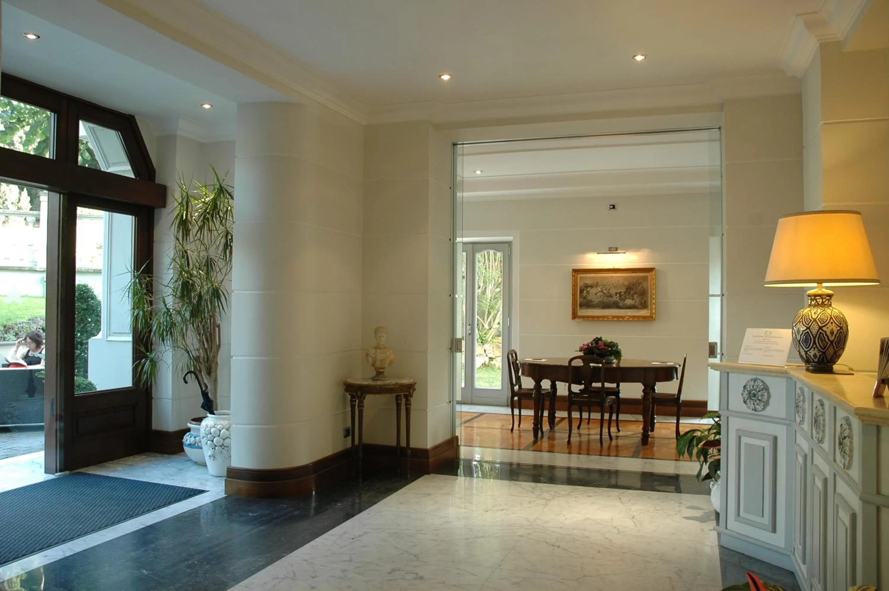 Lobby or reception in Hotel Flora