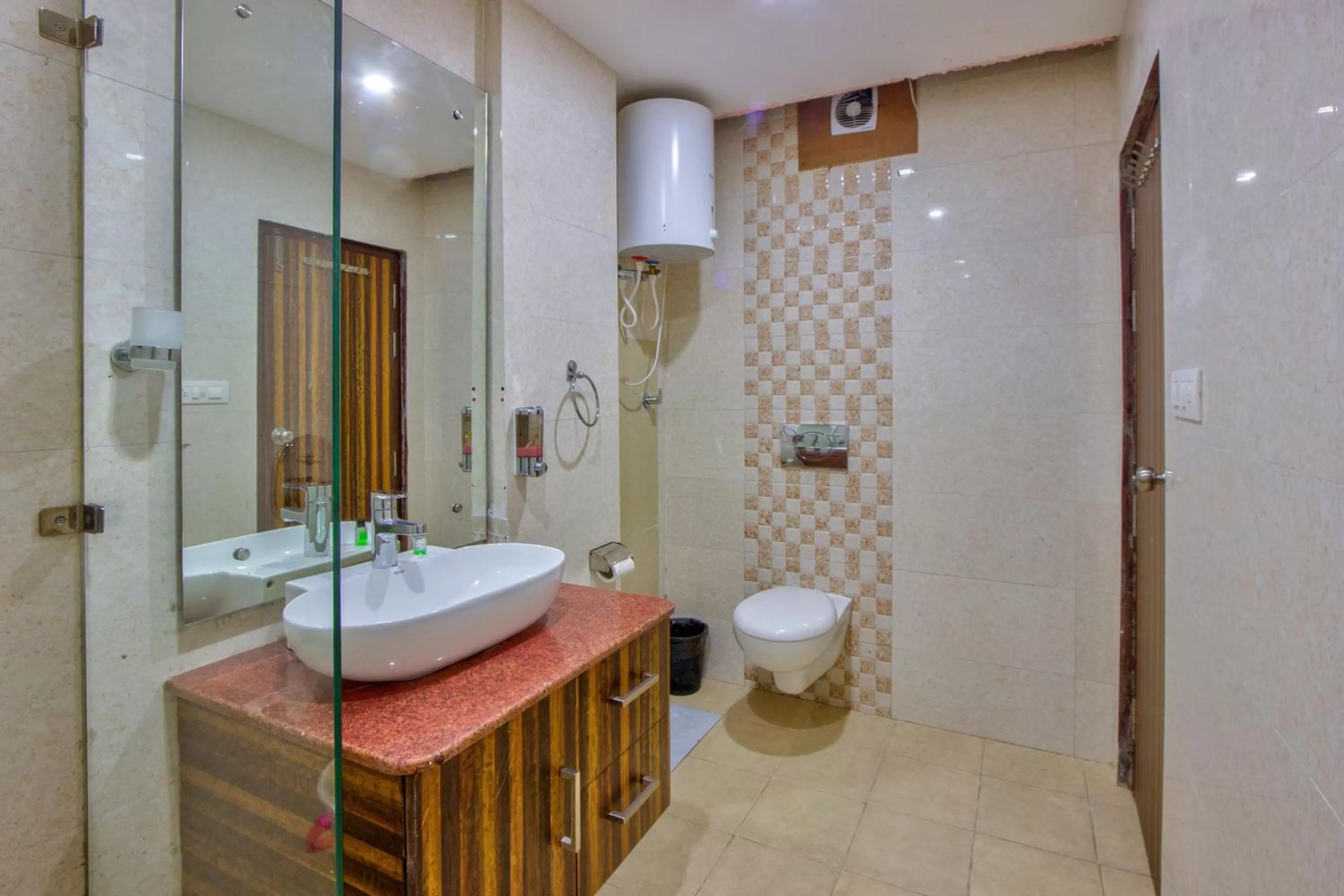 Bathroom in Hotel Bliss Valley - Hotel in Dharamshala