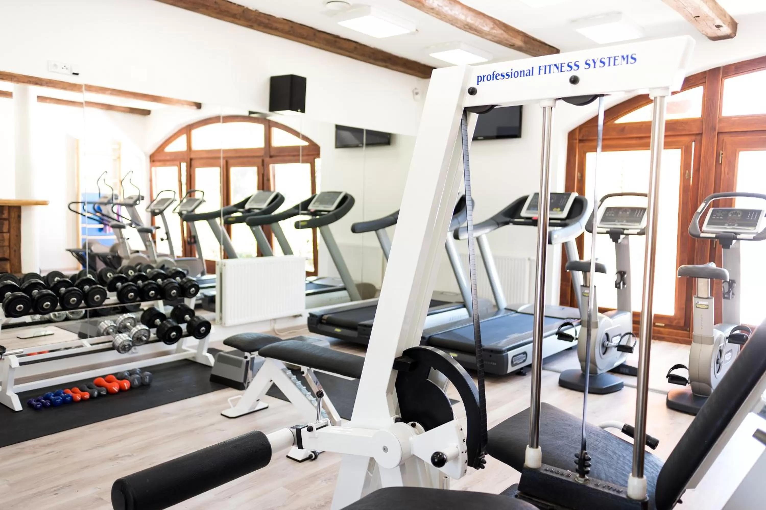 Fitness centre/facilities in Wellness hotel & minipivovar Kněžínek