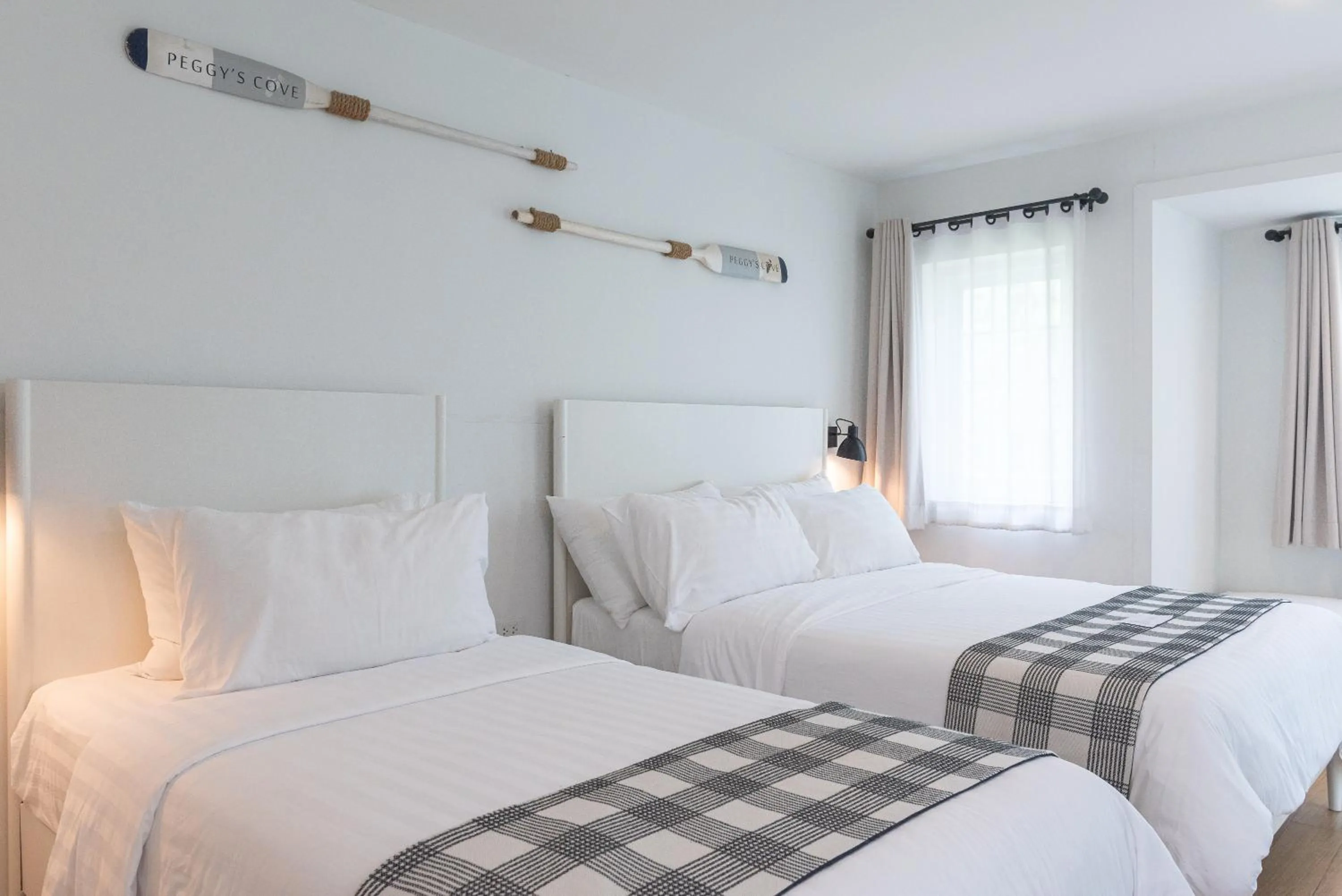 Bed in Peggy's Cove Resort