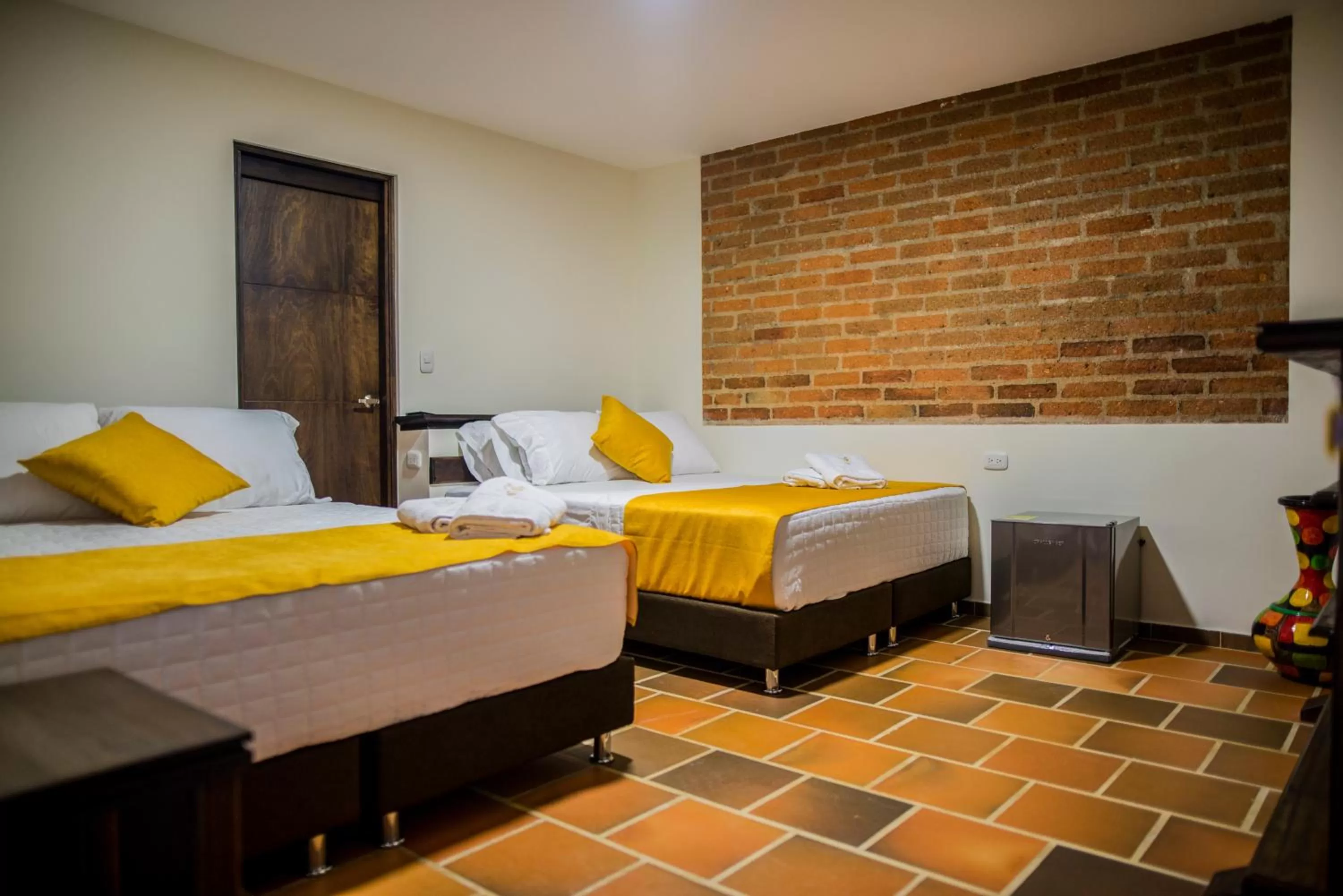 Bed in La Victoria Hotel Campestre