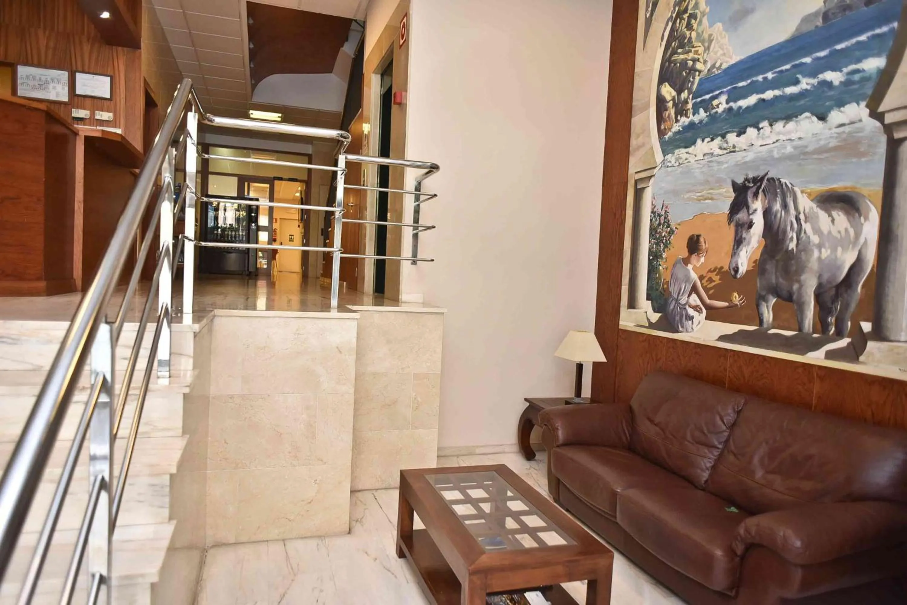 Lobby or reception in Hotel Adsubia