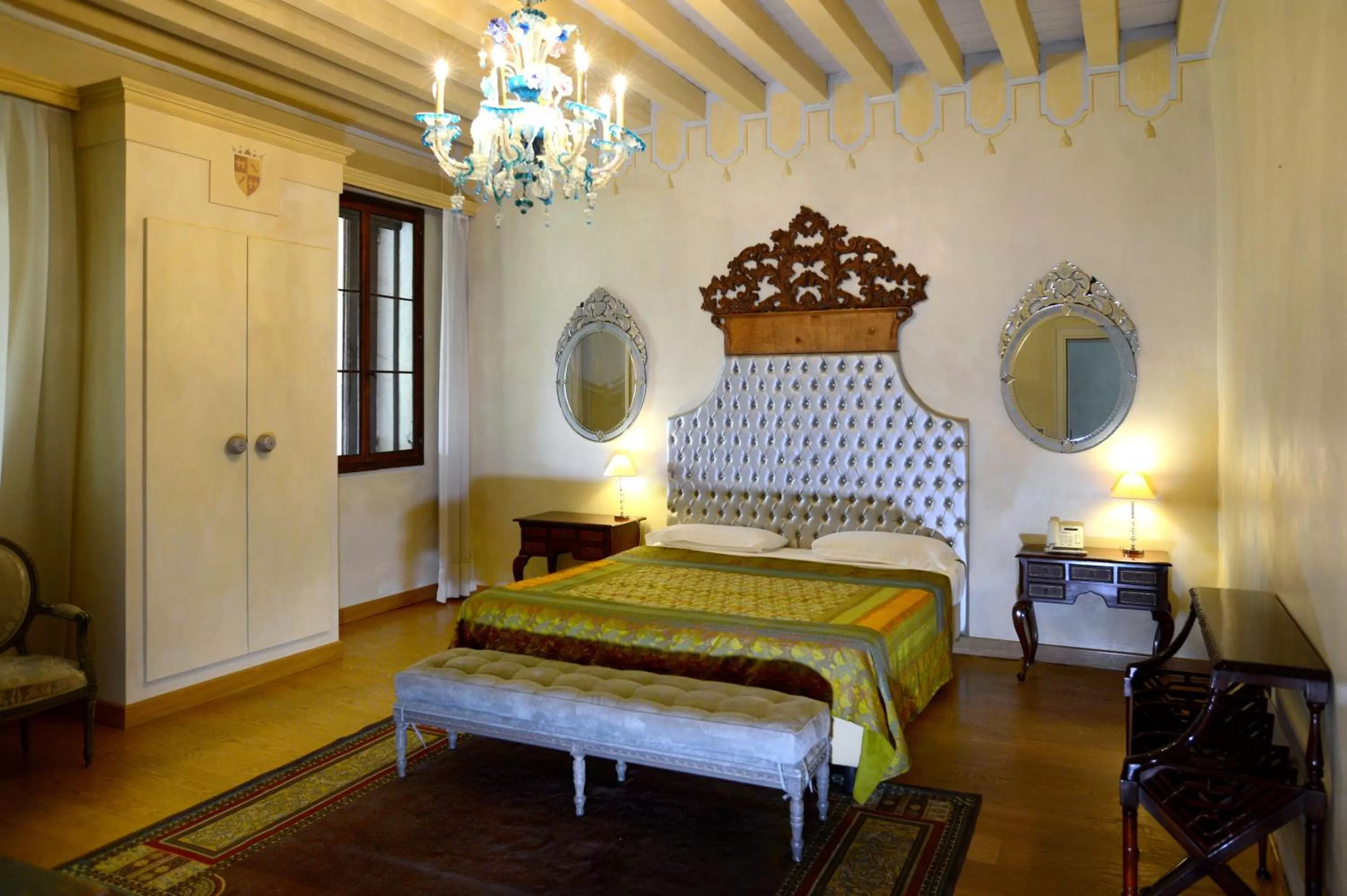 Bedroom, Bed in Villa Foscarini Cornaro