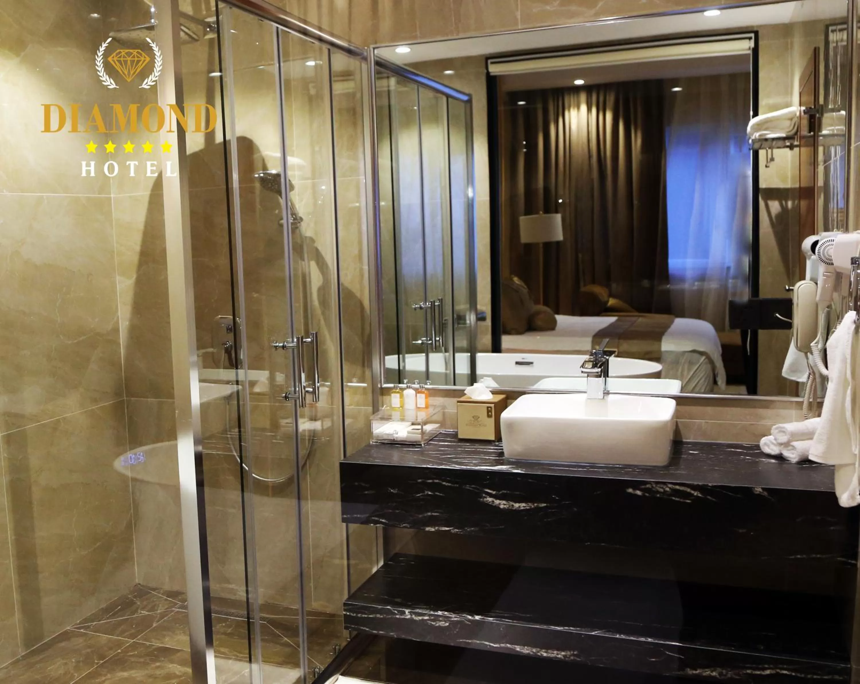 Shower in Hotel Diamond Prishtina