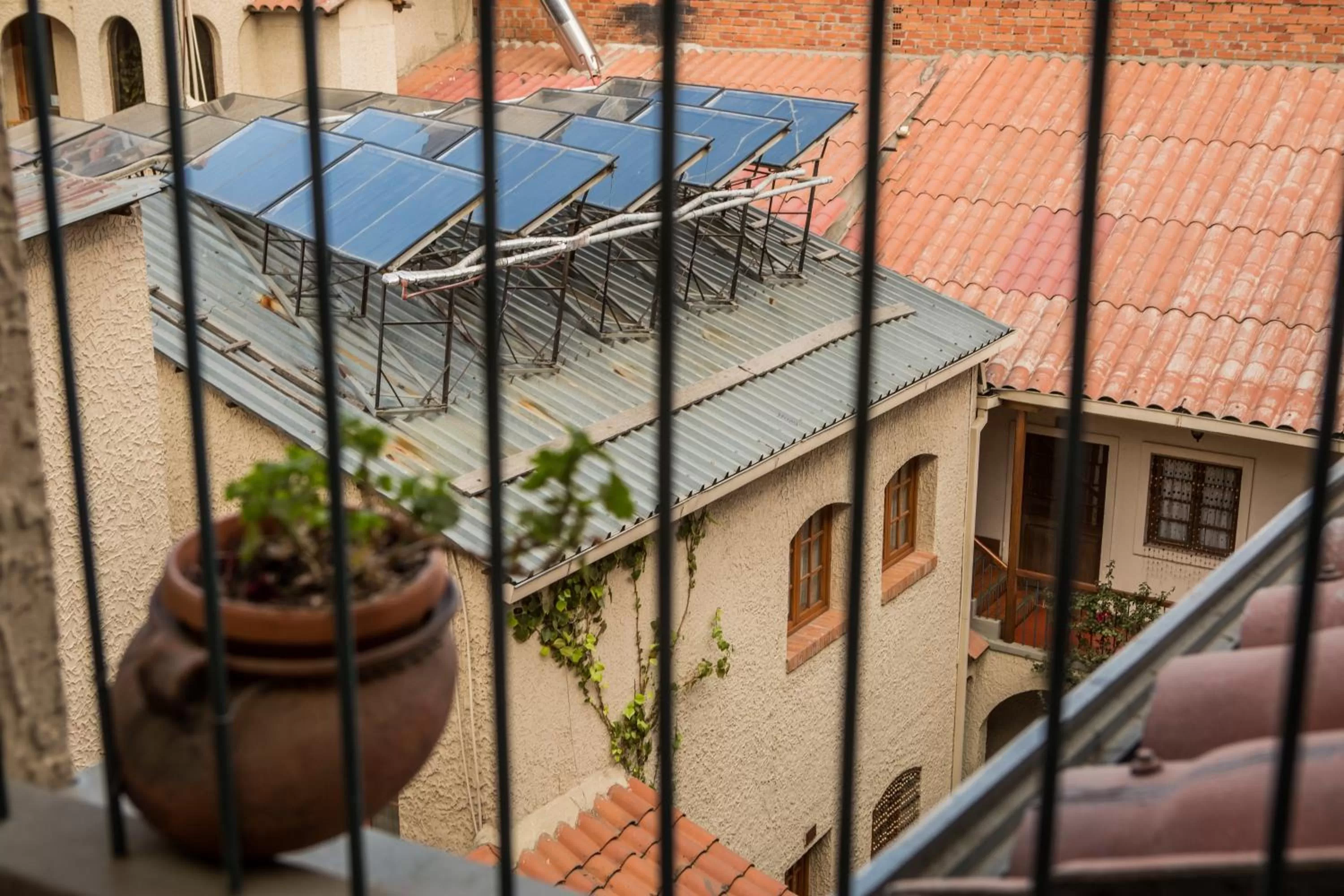 Patio in Hotel Rosario La Paz