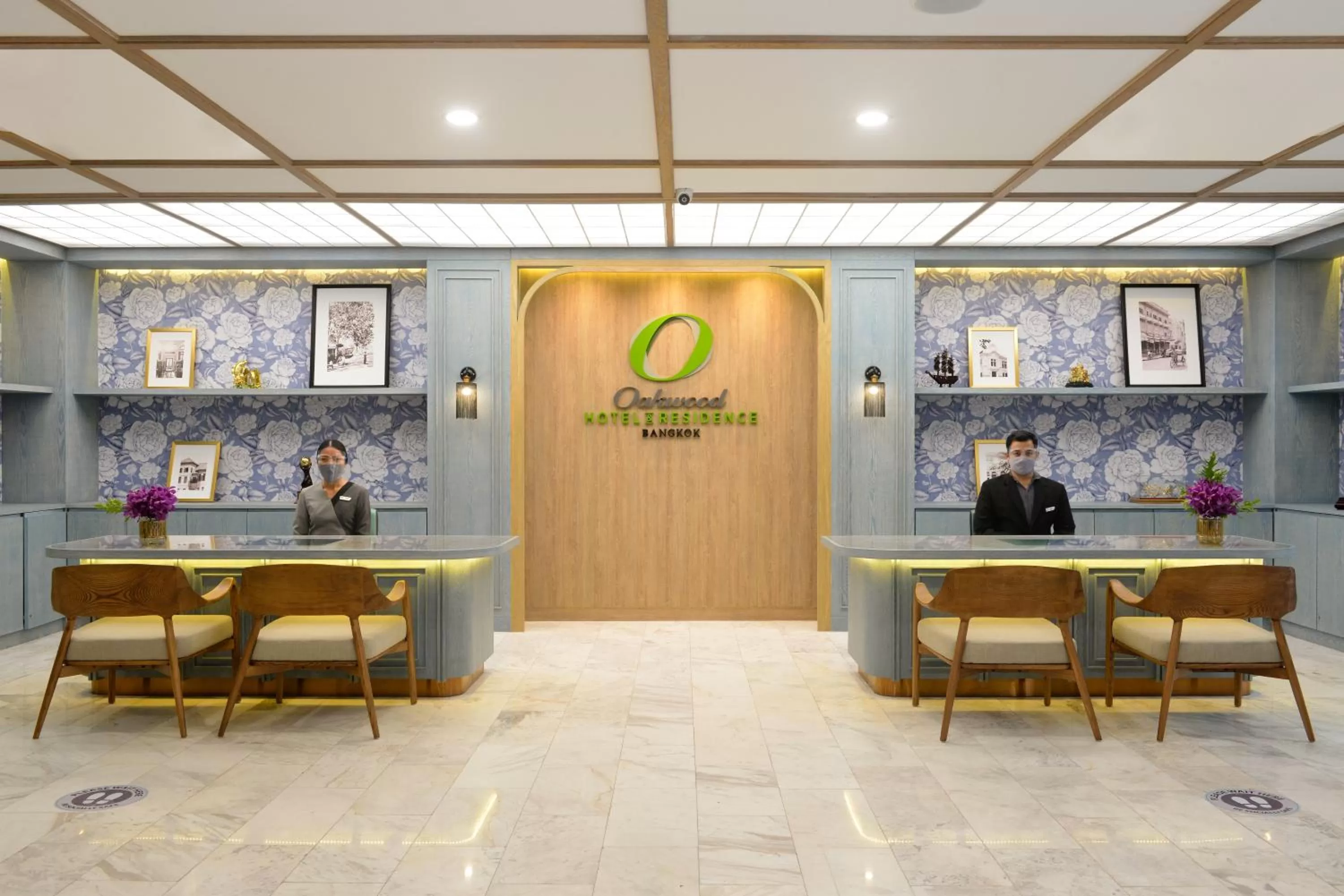 Lobby or reception in Oakwood Hotel & Residence Bangkok