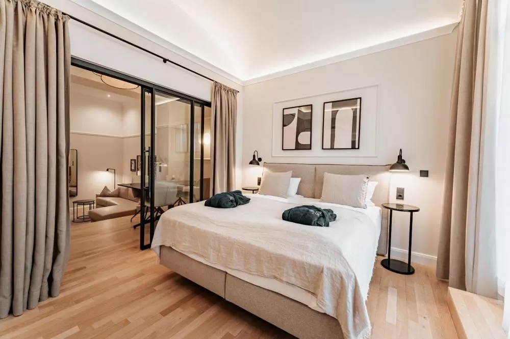 Bed in Strandhotel Kurhaus Juist