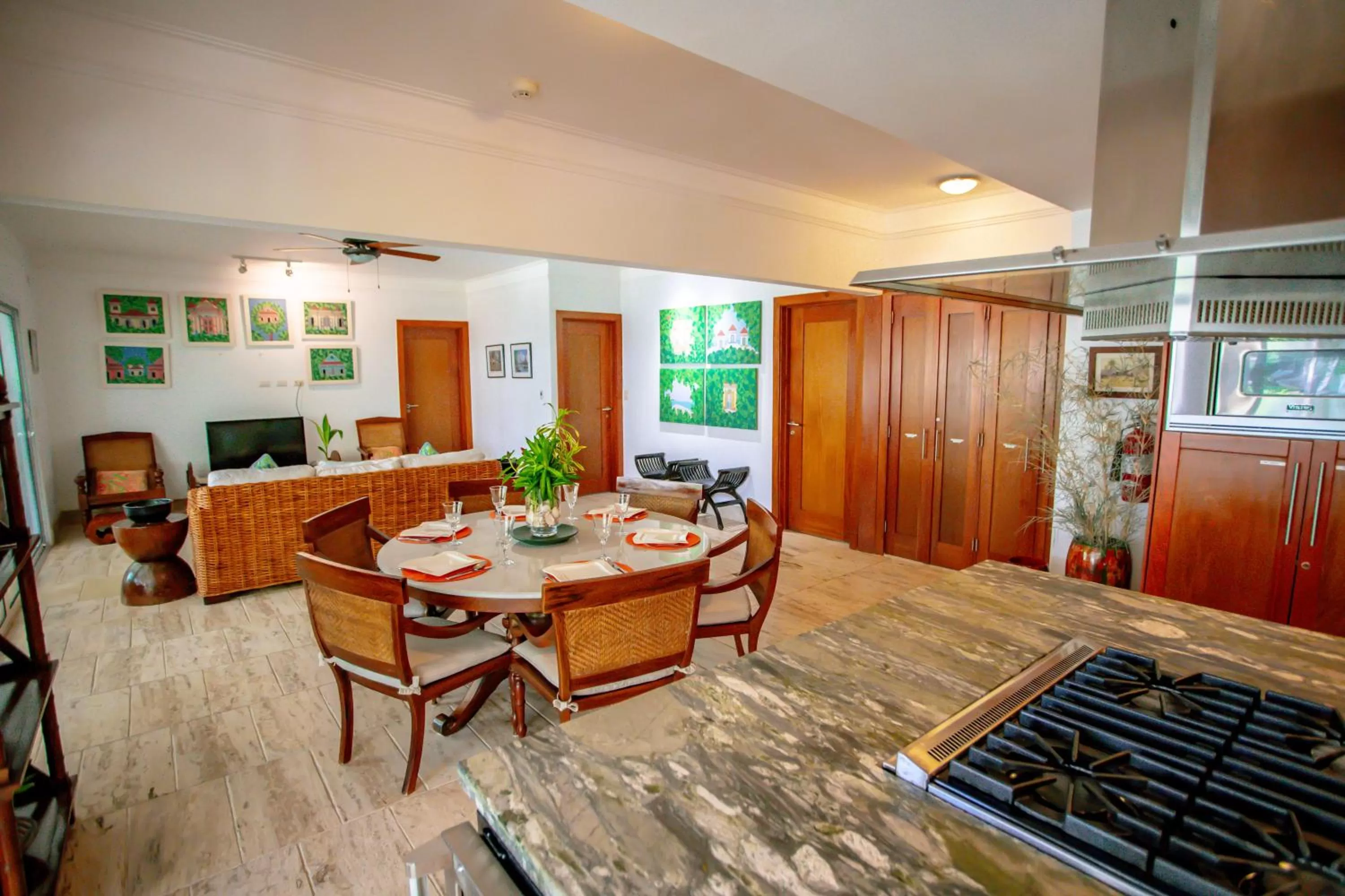 Living room in Xeliter Balcones del Atlantico - Las Terrenas