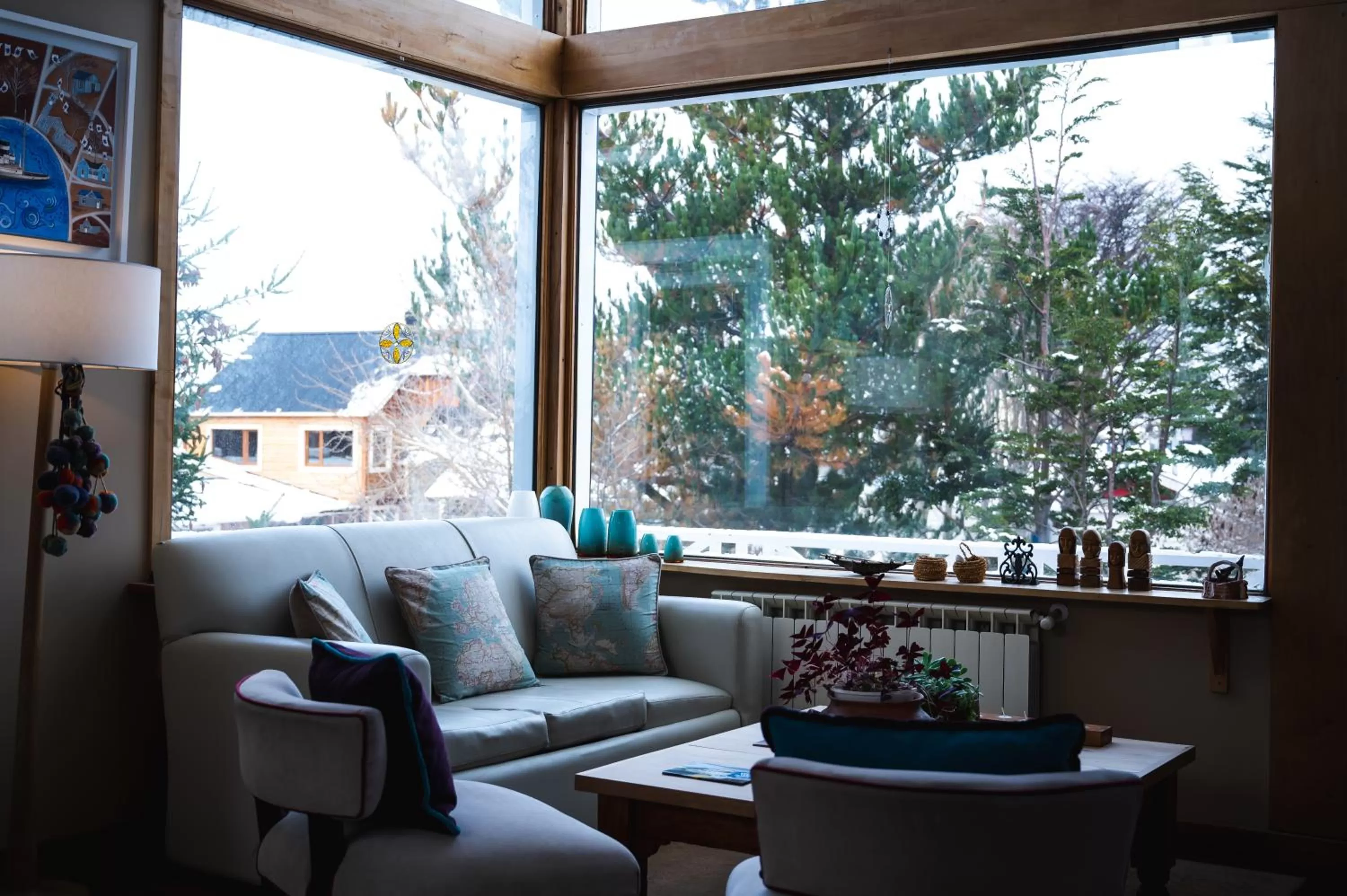 Living room in Hosteria Foike