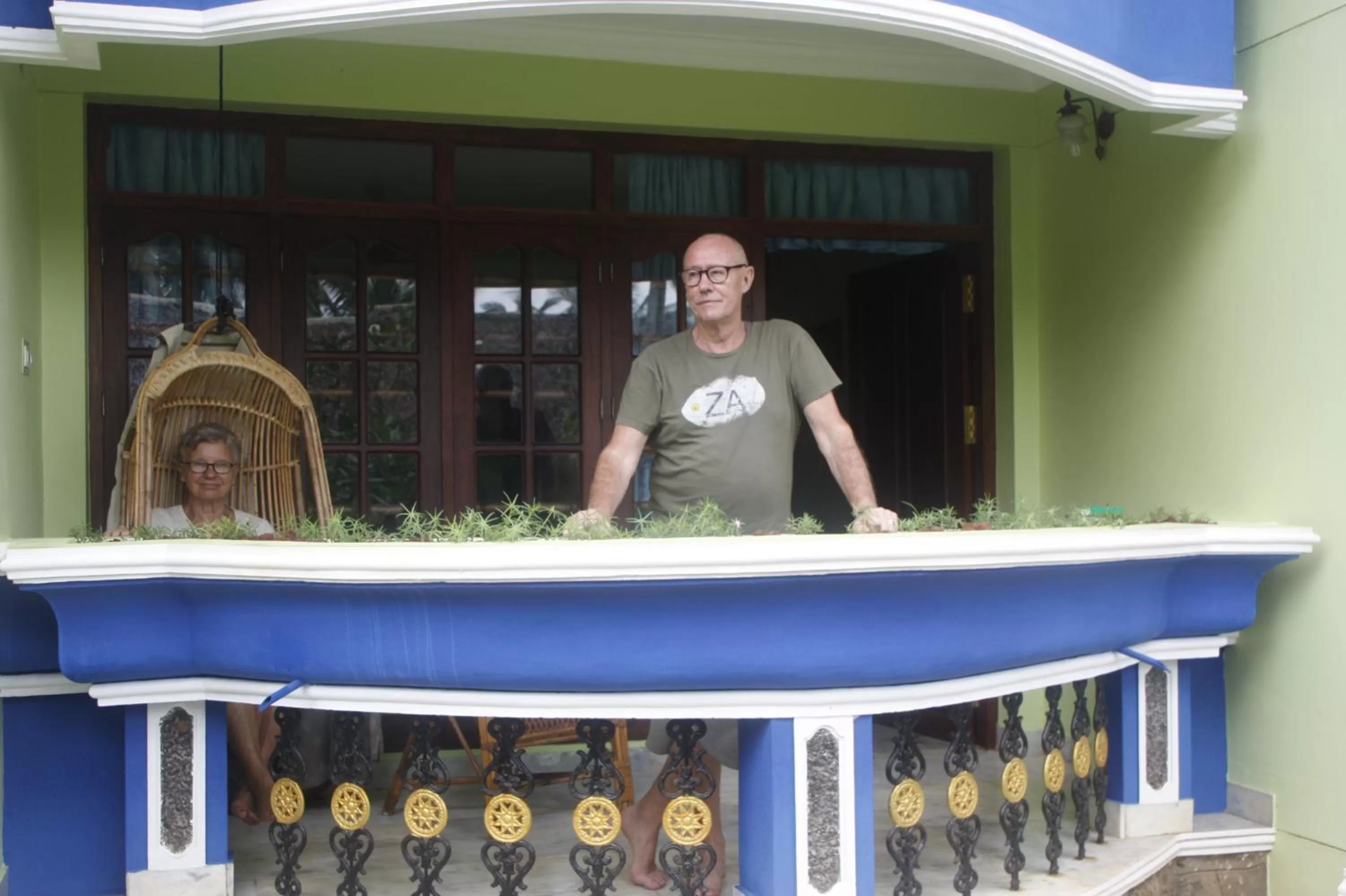 Balcony/Terrace in Anitha's Garden Stay
