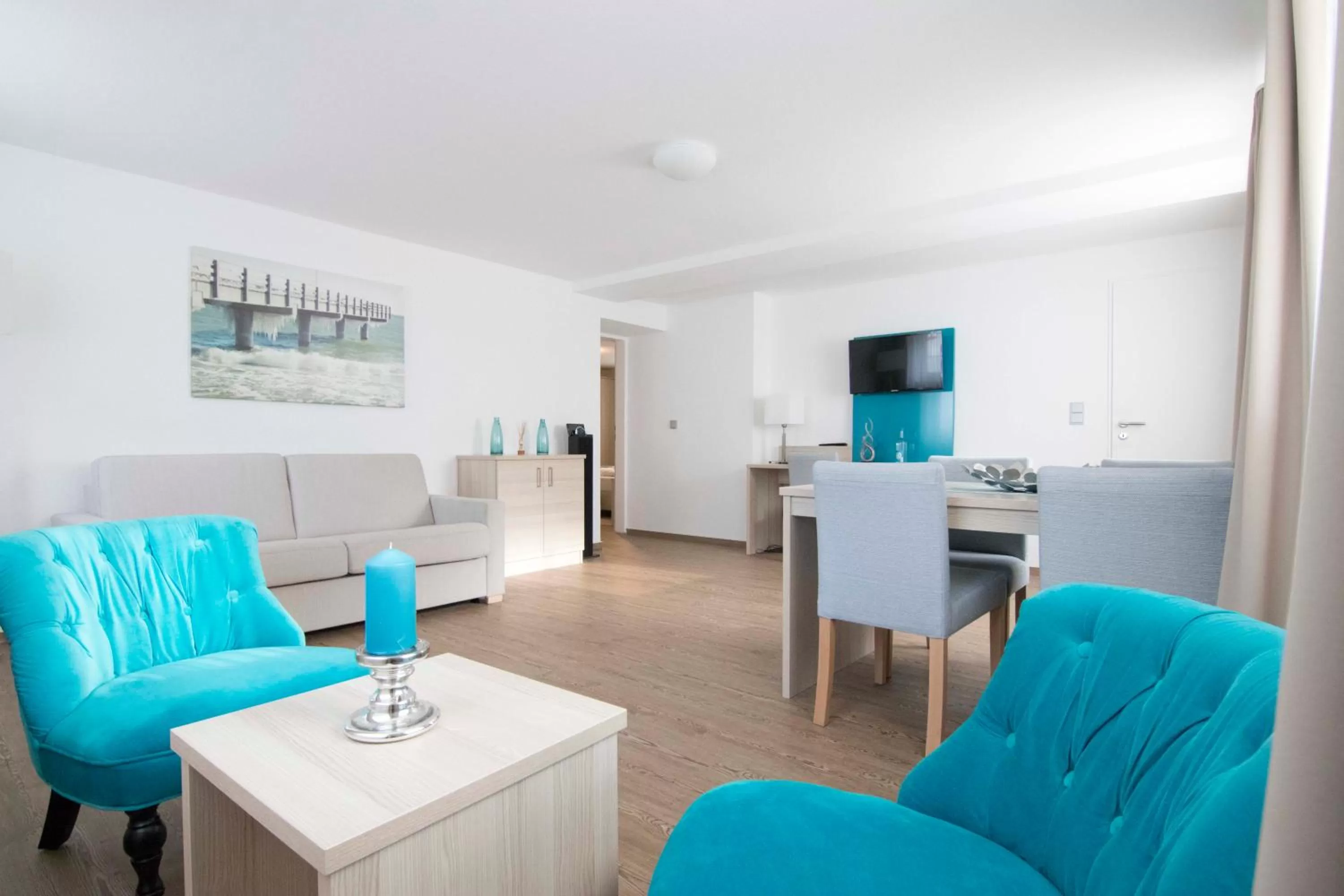 Bed in Villa WellenRausch - Adults Only