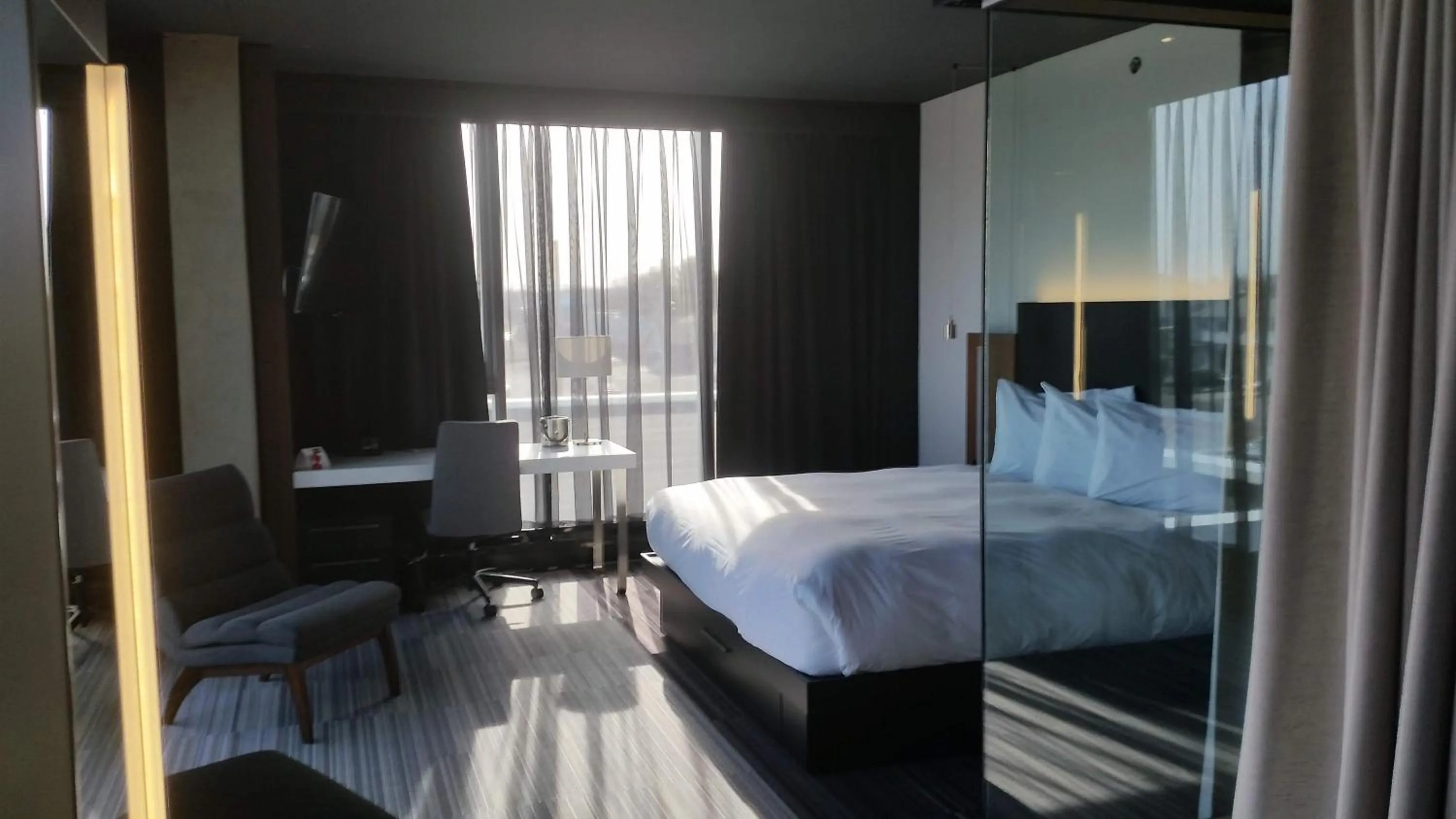 Photo of the whole room, Bed in Grand Times Hotel Drummondville