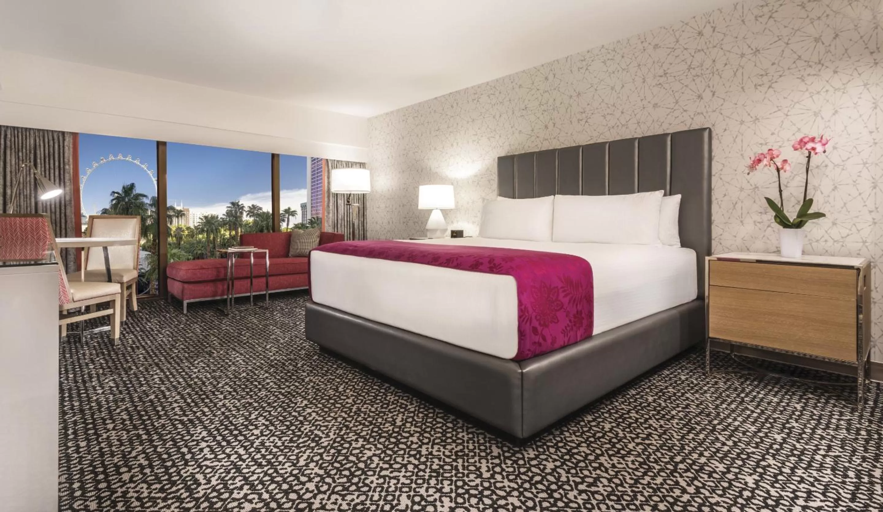 Bedroom, Bed in Flamingo Las Vegas Hotel & Casino