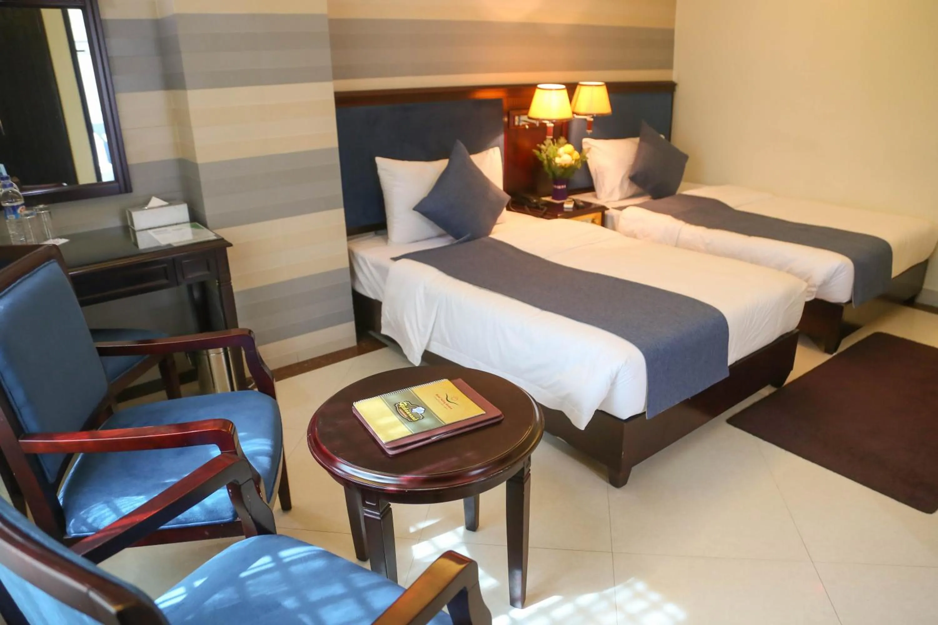 Seating area, Bed in Hotel Valley Garden - Sylhet