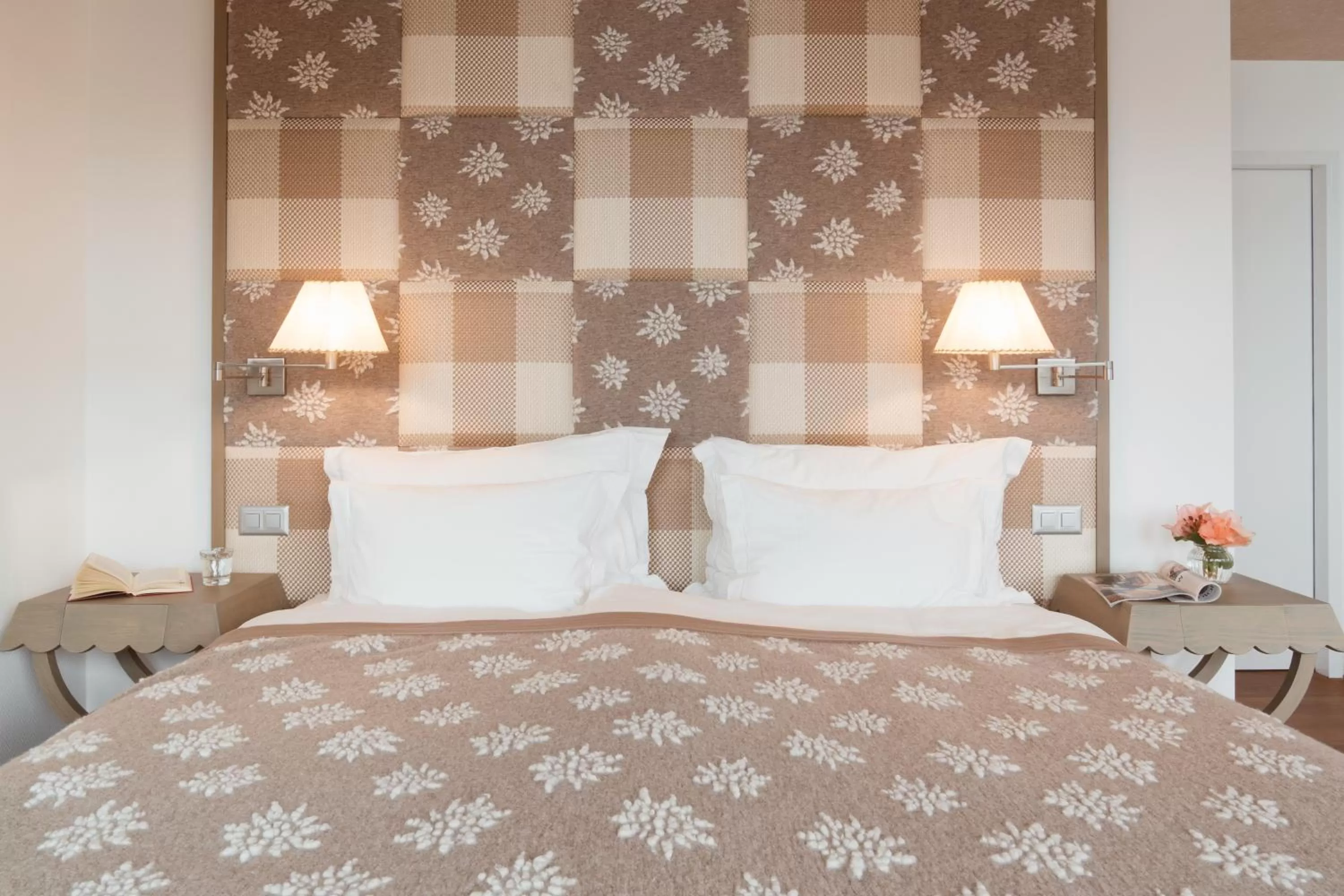 Bed in Tschuggen Grand Hotel - The Leading Hotels of the World