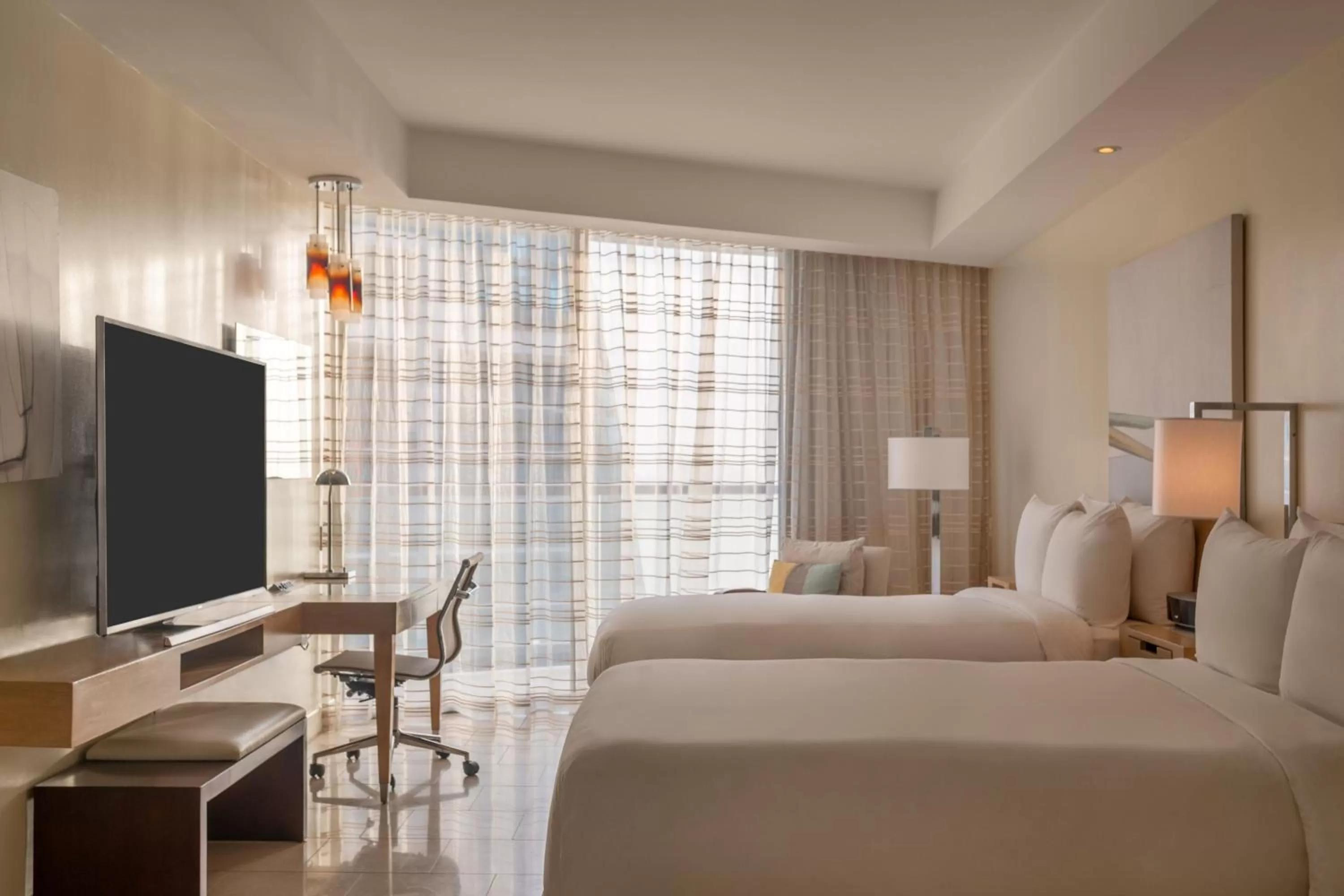 Photo of the whole room, Bed in JW Marriott Panama