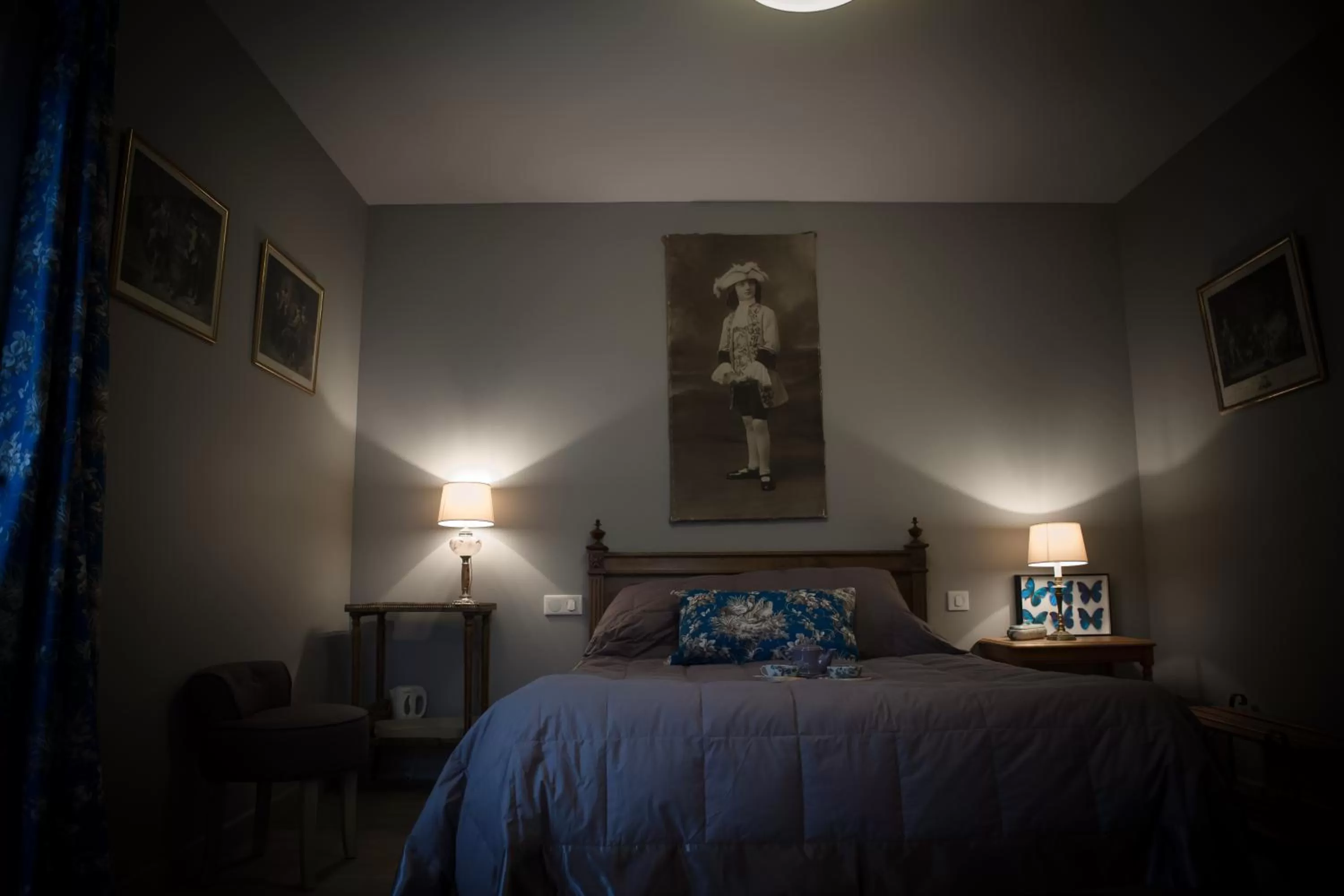 Bed in Chateau De La Moriniere