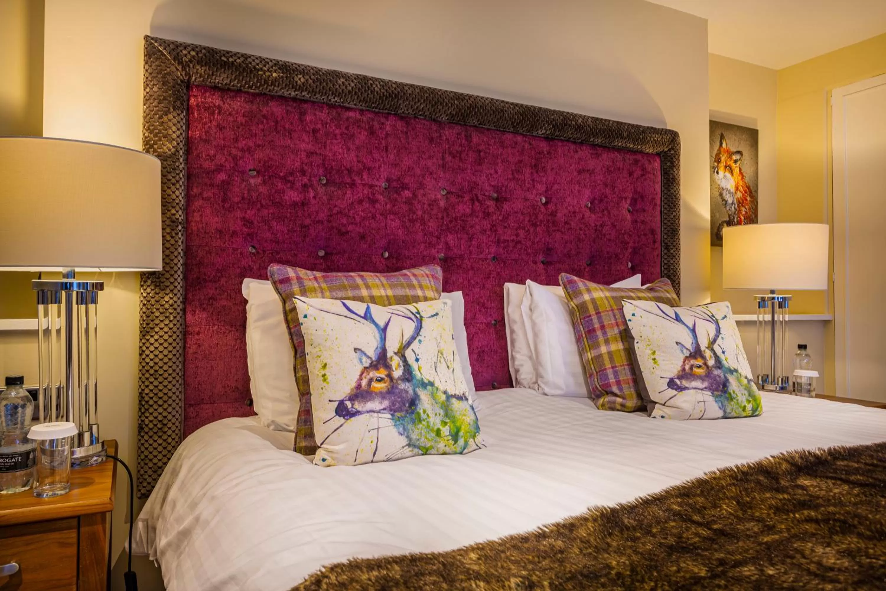 Bedroom, Bed in The Feathers Hotel, Helmsley, North Yorkshire - The Coaching Inn Group