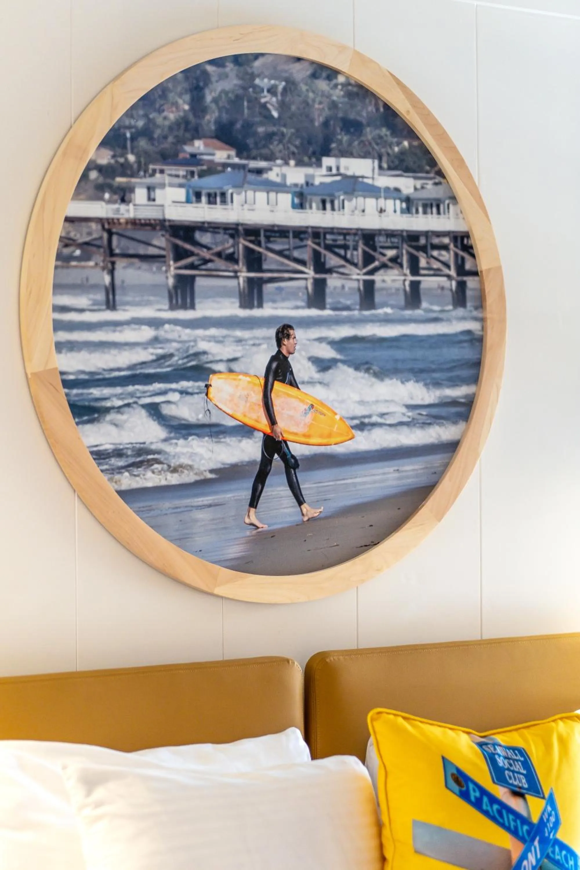 Bed in Ocean Park Inn