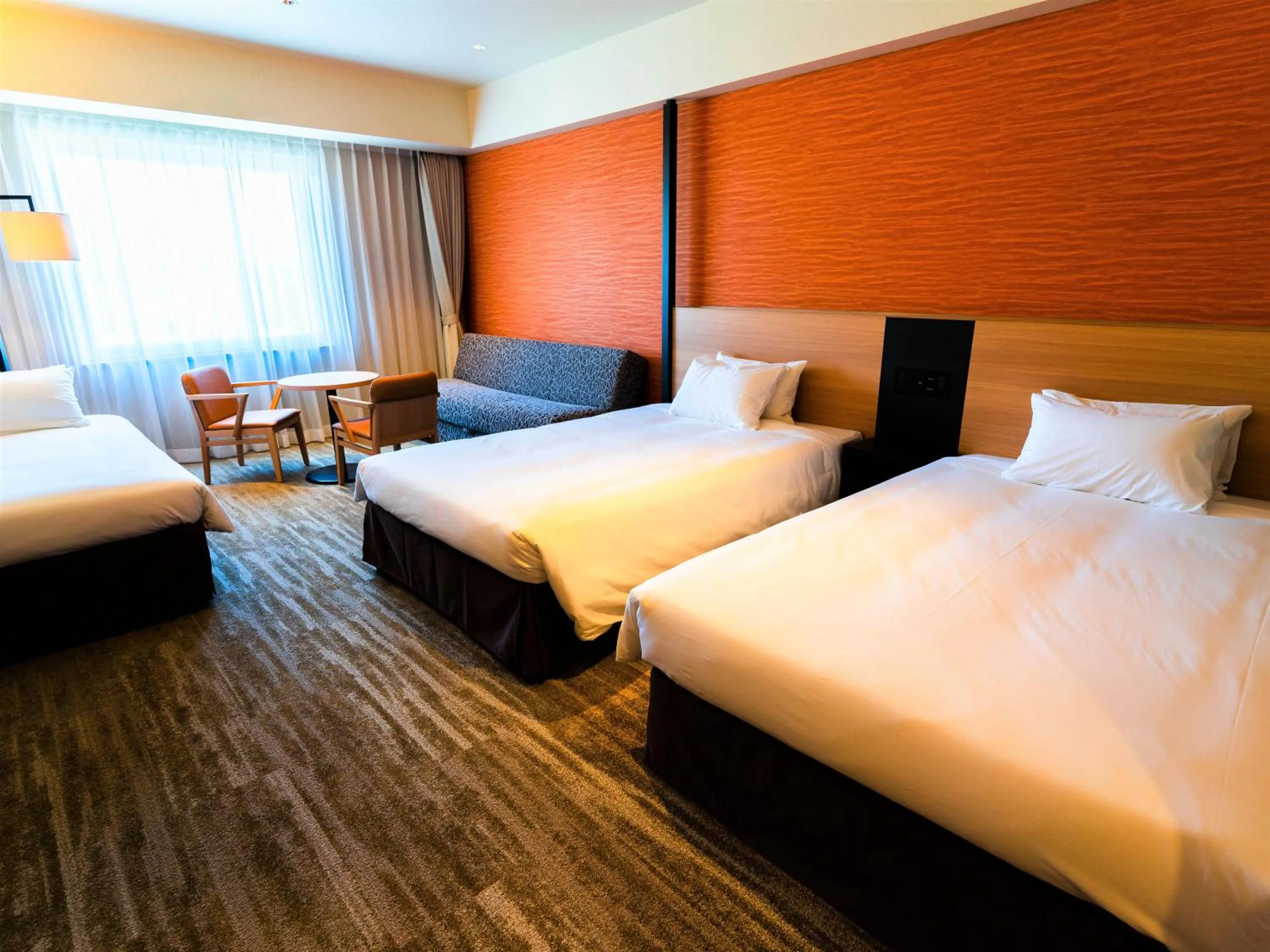 Bed in Hakodate Yunokawa Onsen Umi to Akari Hewitt Resort