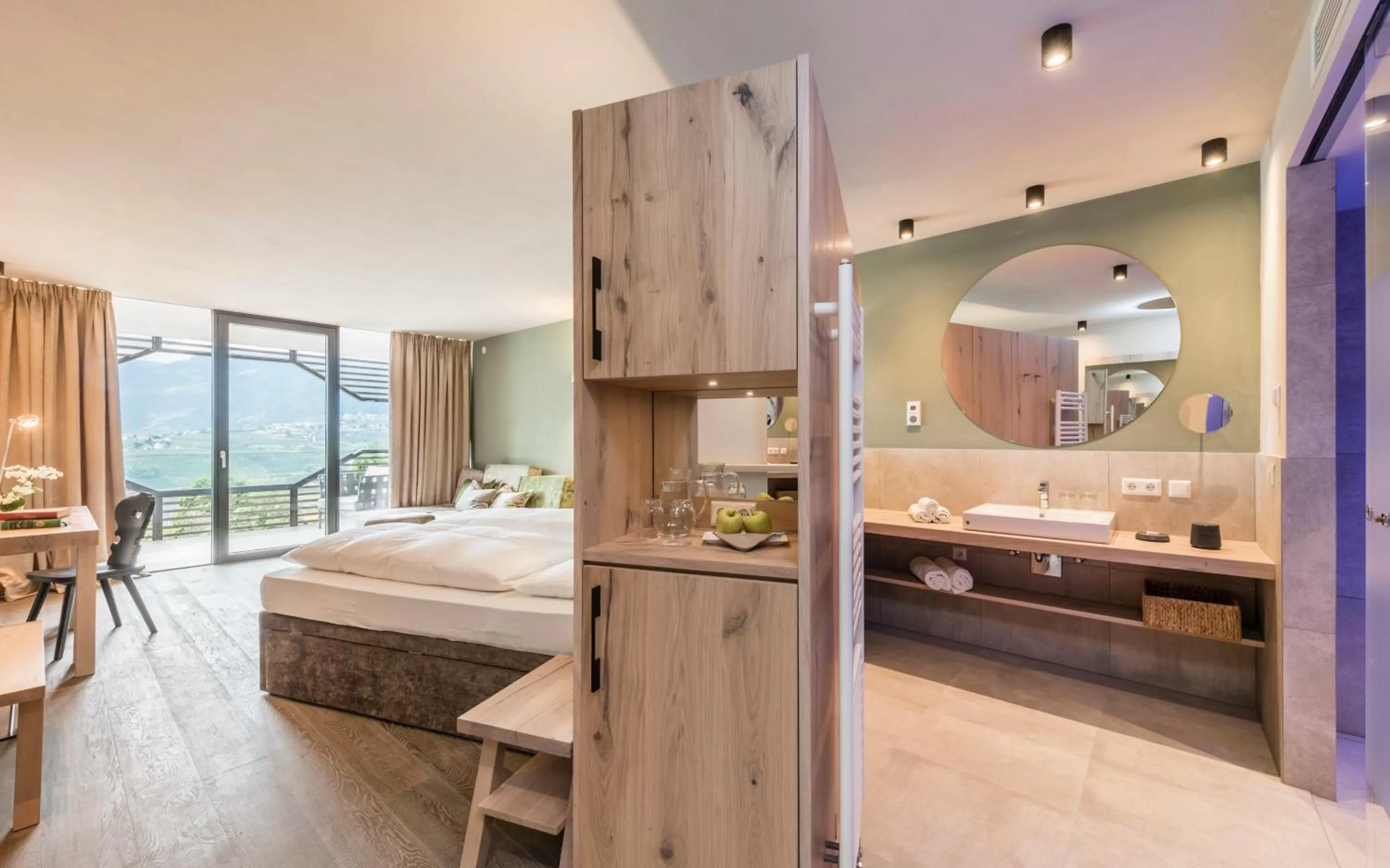 Bed in Hotel Rosengarten (Schenna Resort)