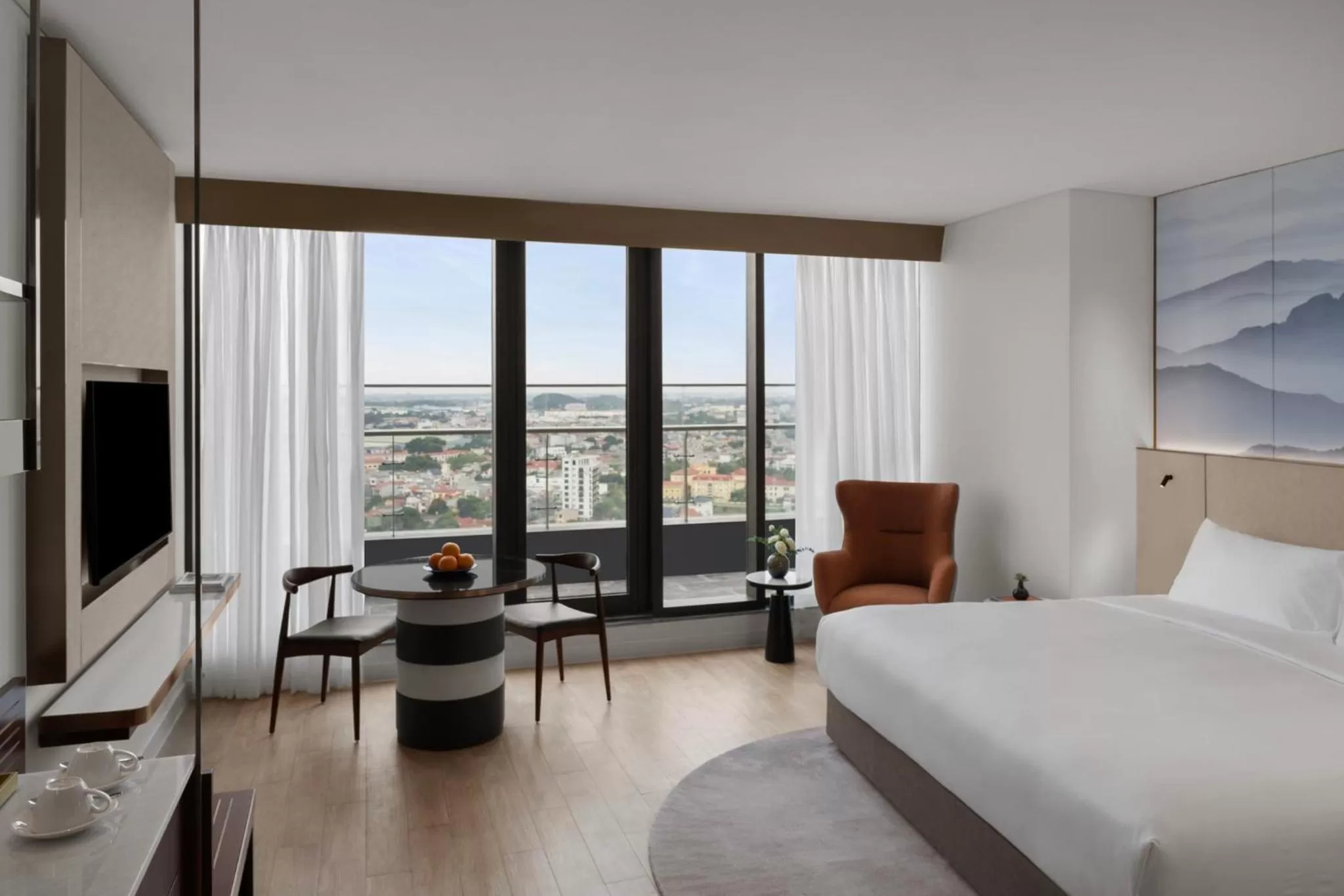 Photo of the whole room, Bed in Crowne Plaza Vinh Yen City Centre by IHG